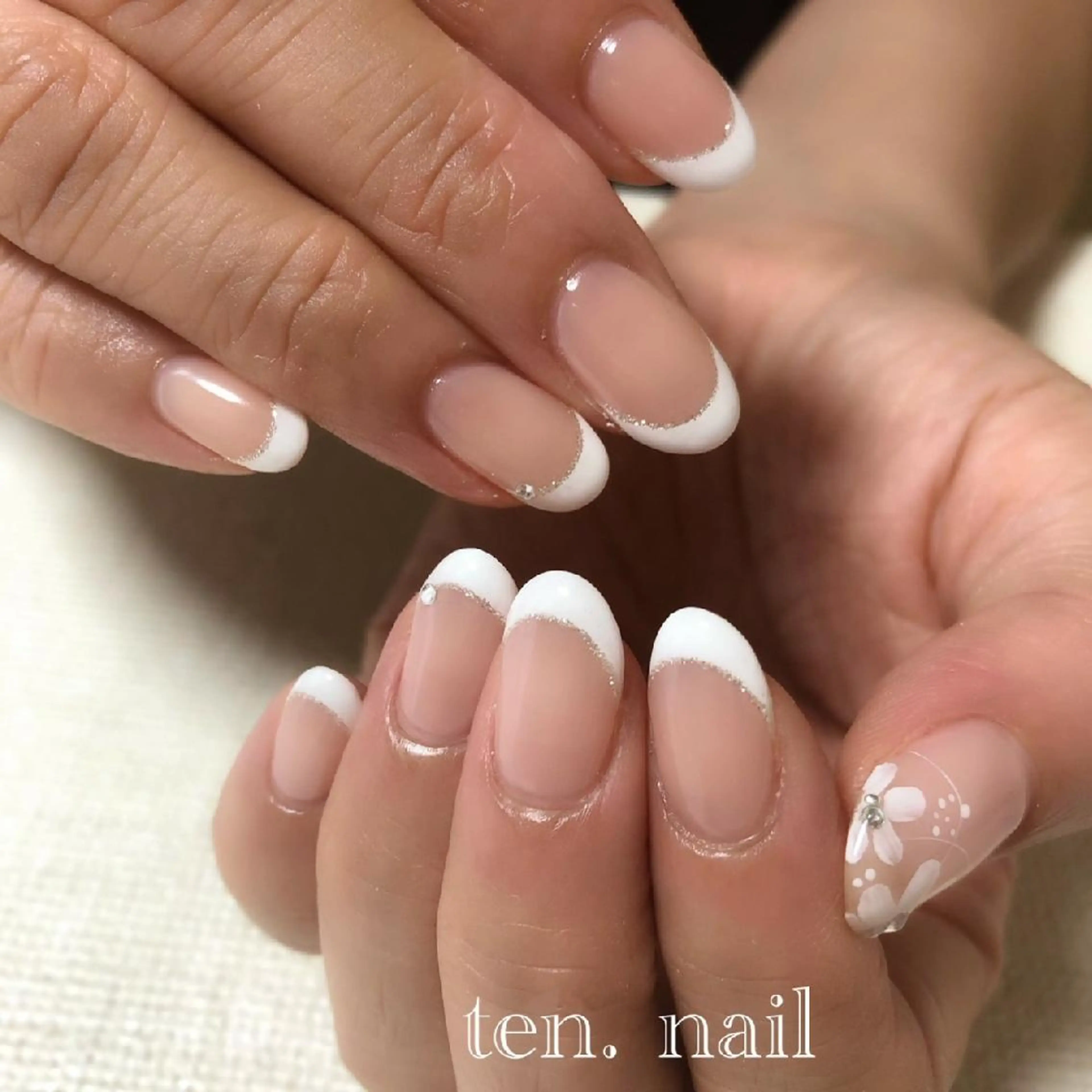 ネイル フレンチネイル ten.nail所属・ten. nailのネイルデザイン