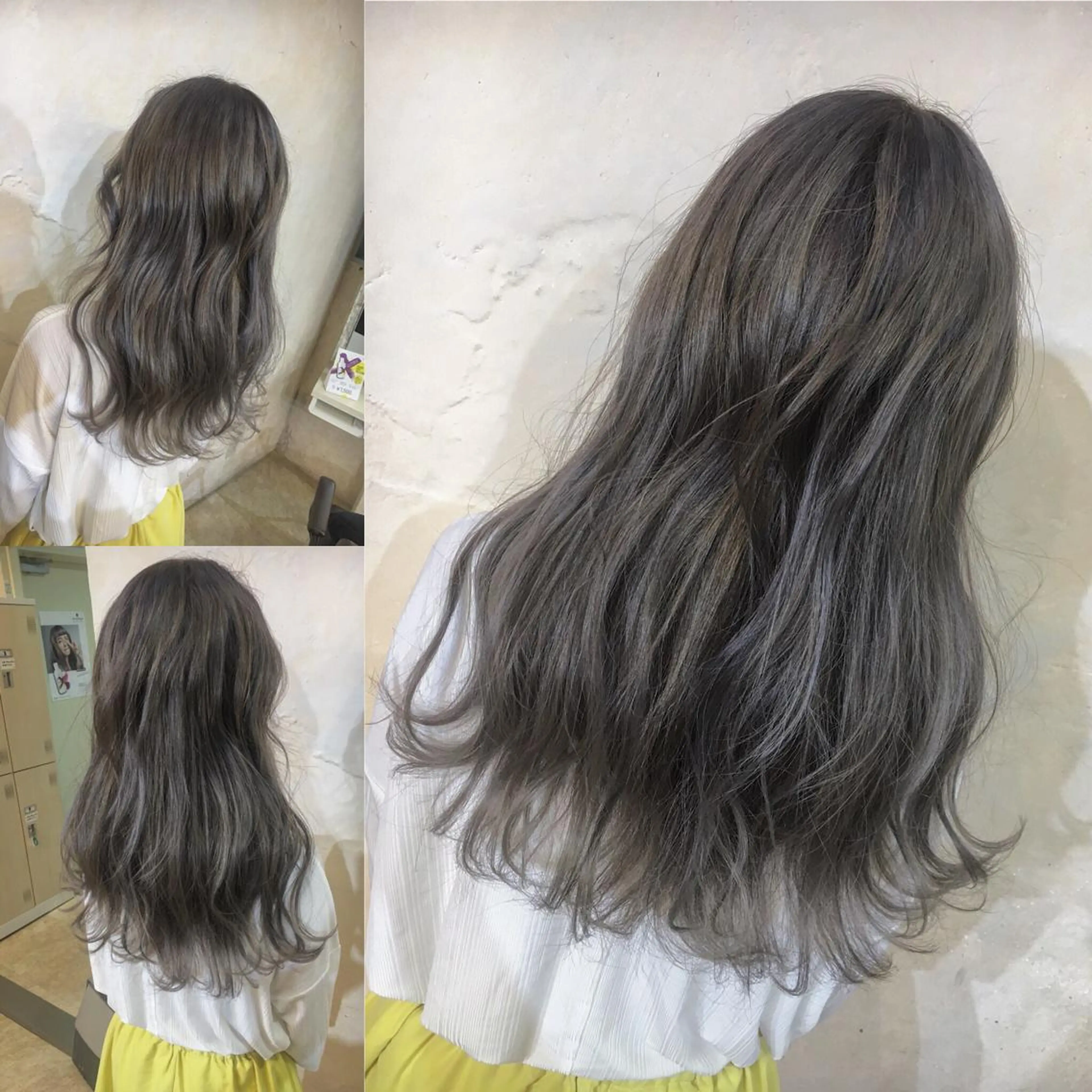 ミディアム アッシュ 角床直哉 カラーカットNO 1のヘアスタイル