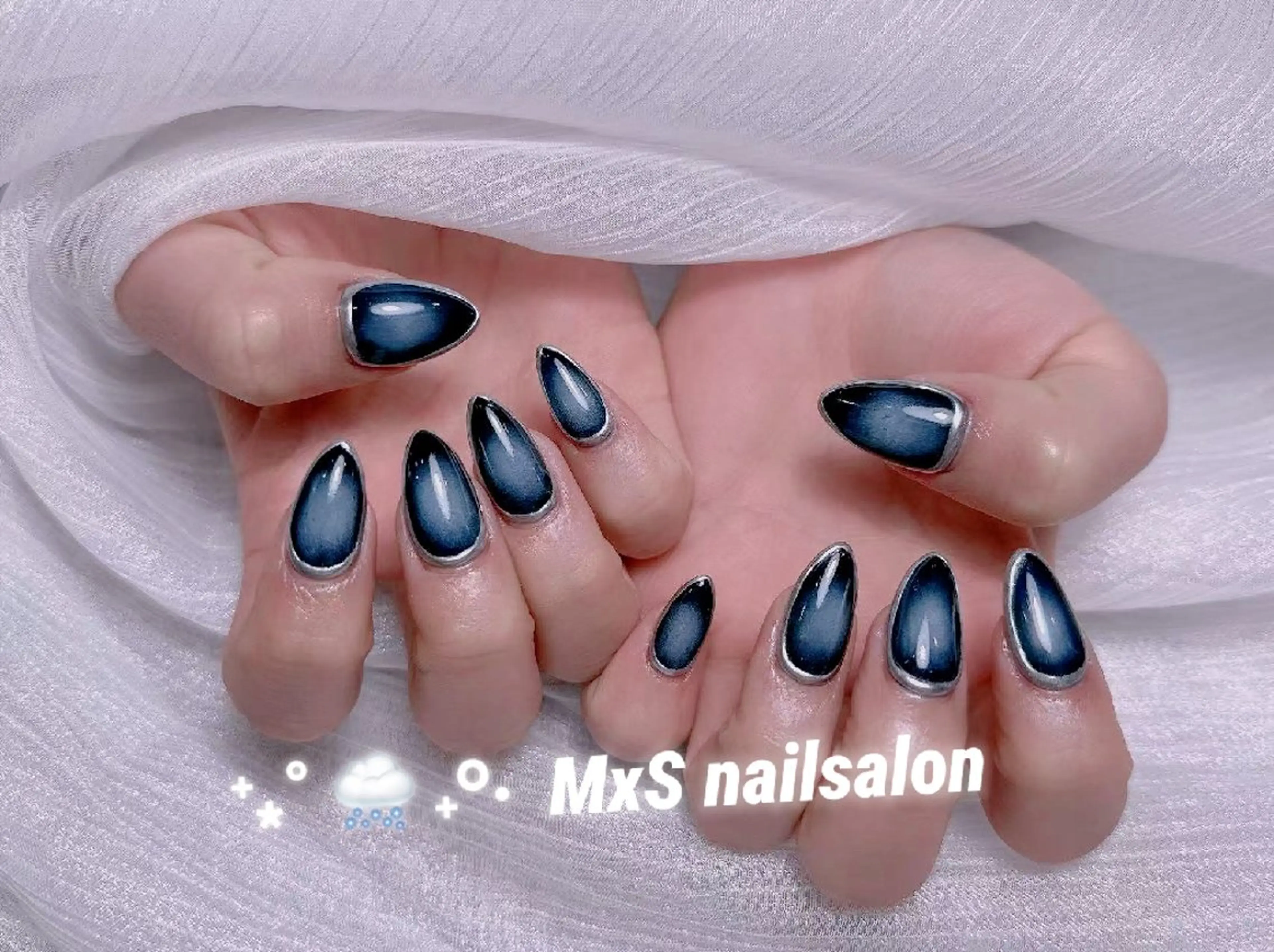 ネイル ハンドネイル MxS Nail 【長さだし/フィルイン/マグネット/ワンホンネイル/韓国ネイル/パラジェル】所属・M×S Nail みなのネイルデザイン