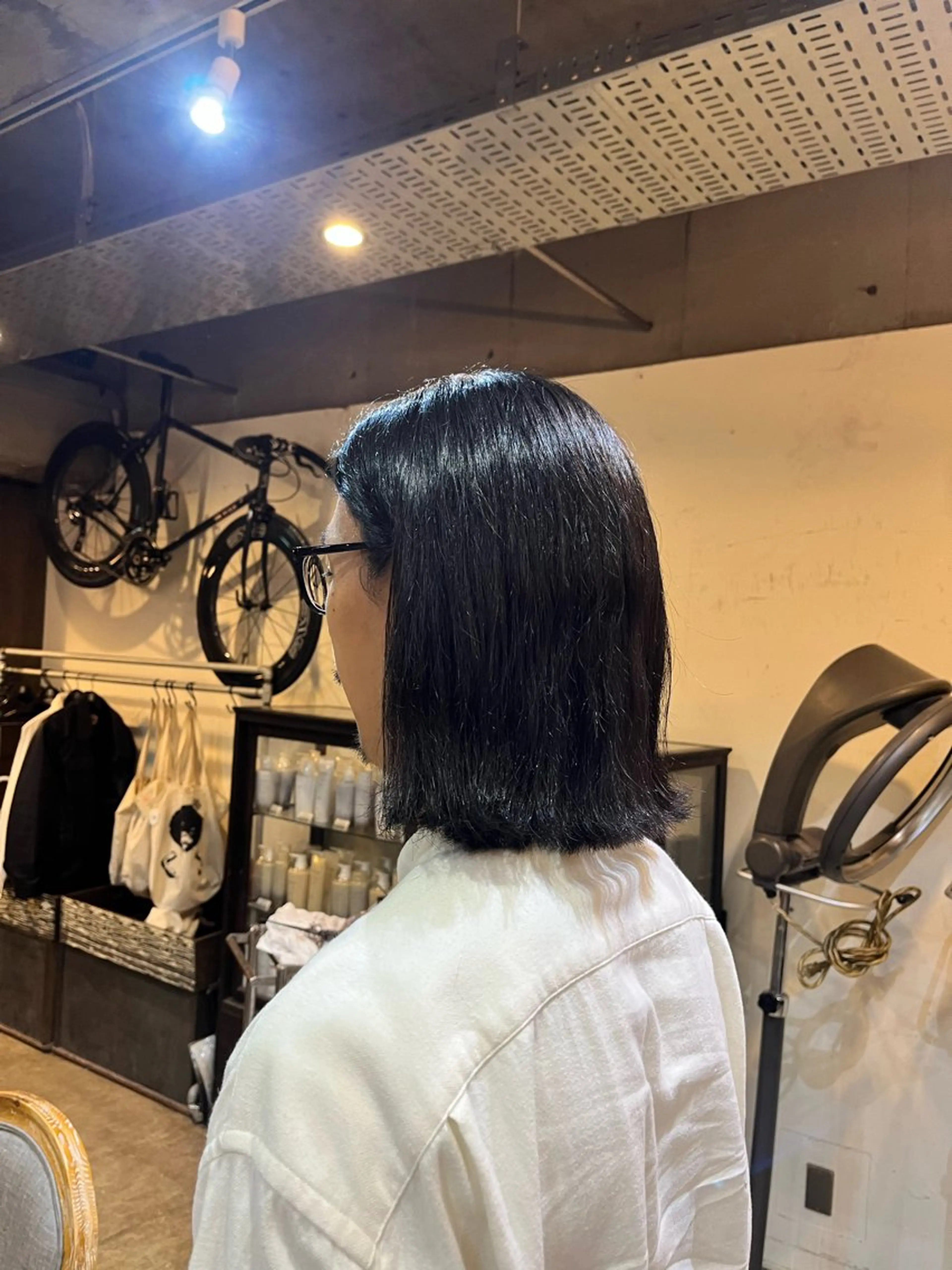 ミディアム パーマ メンズ 縮毛矯正 松原 樹里のヘアスタイル