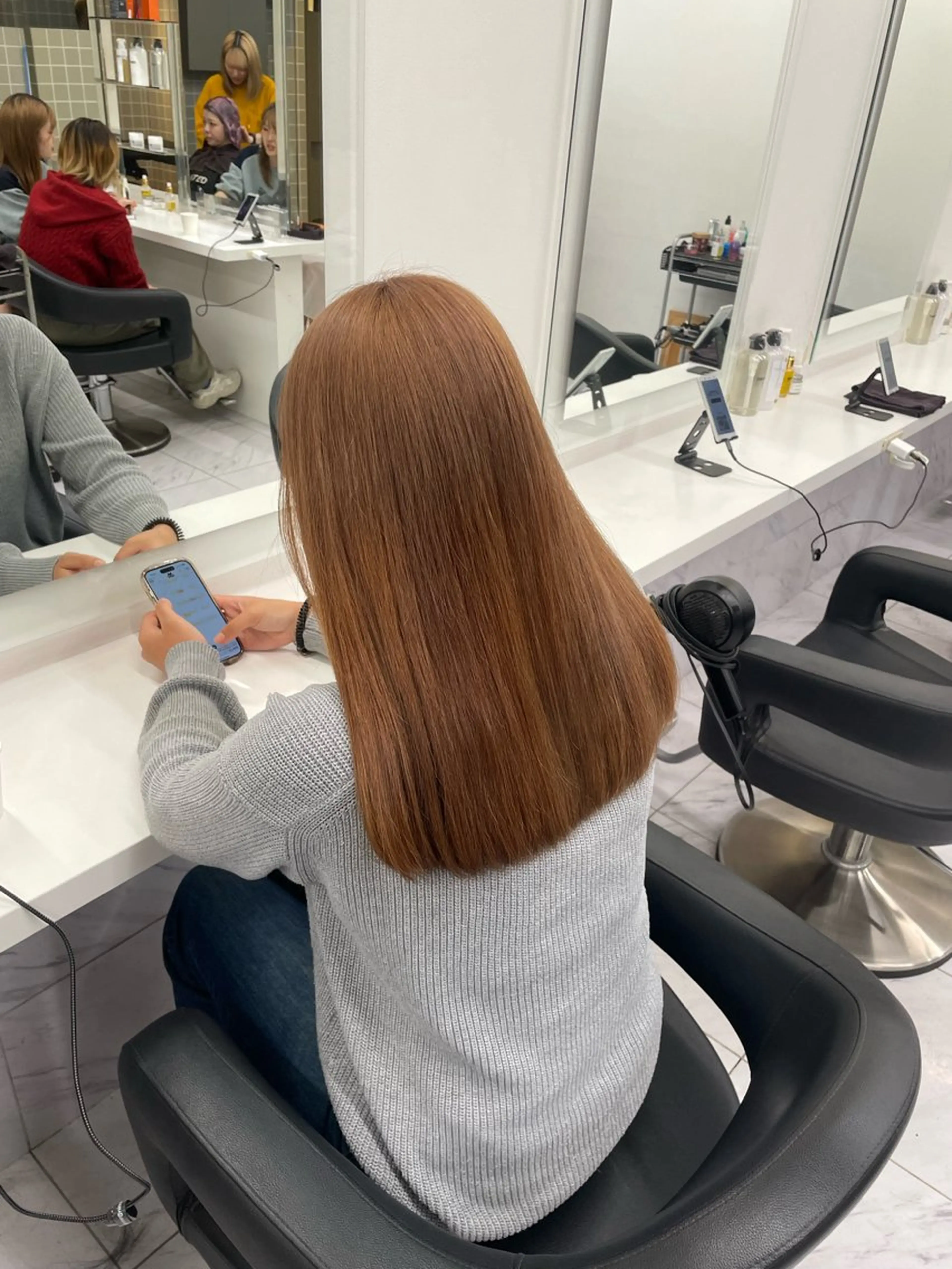 ロング カラー ヘアアレンジ ヘアカラー トリートメント ヘアセット 💗横浜美容室 💗HARUNAのヘアスタイル