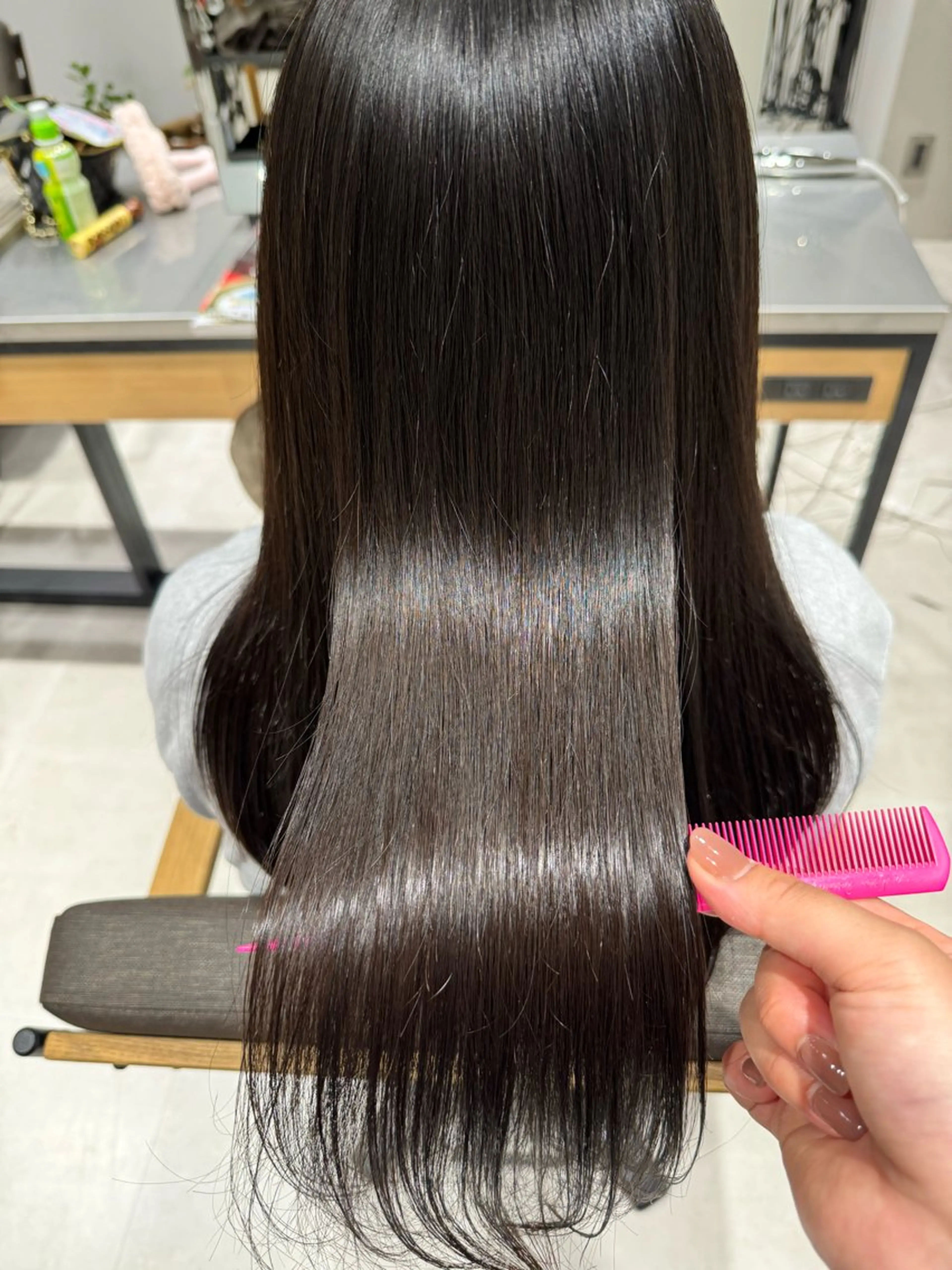 酸性ストレート+カットの写真