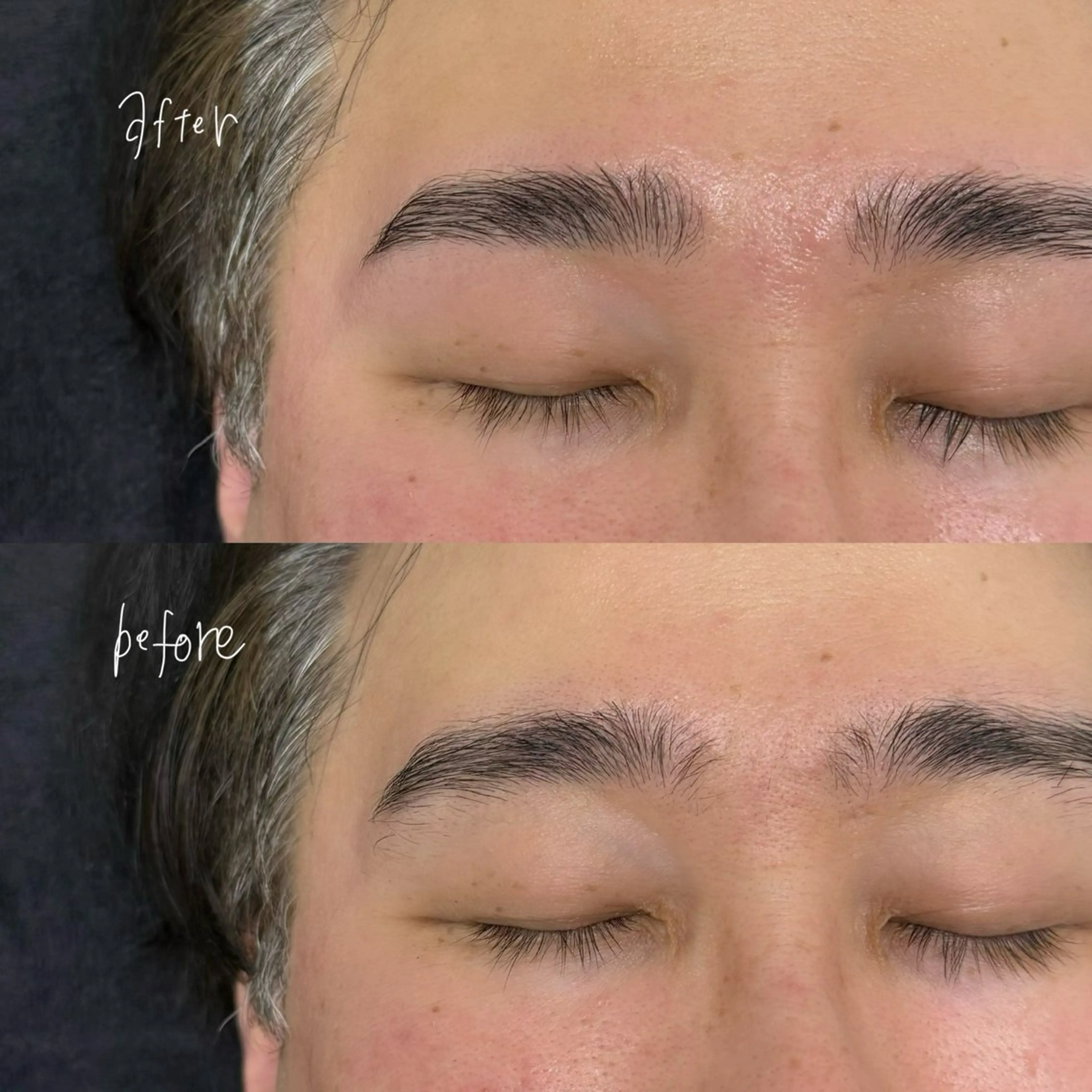 メンズ アイブロウ ハリウッドブロウリフト メンズアイブロウ ワックス脱毛 その他(アイブロウ) GO TODAY SHAiRE SALON Vellmie店所属・吉祥寺kasumi 🌛eye/browのマツエク・マツパデザイン