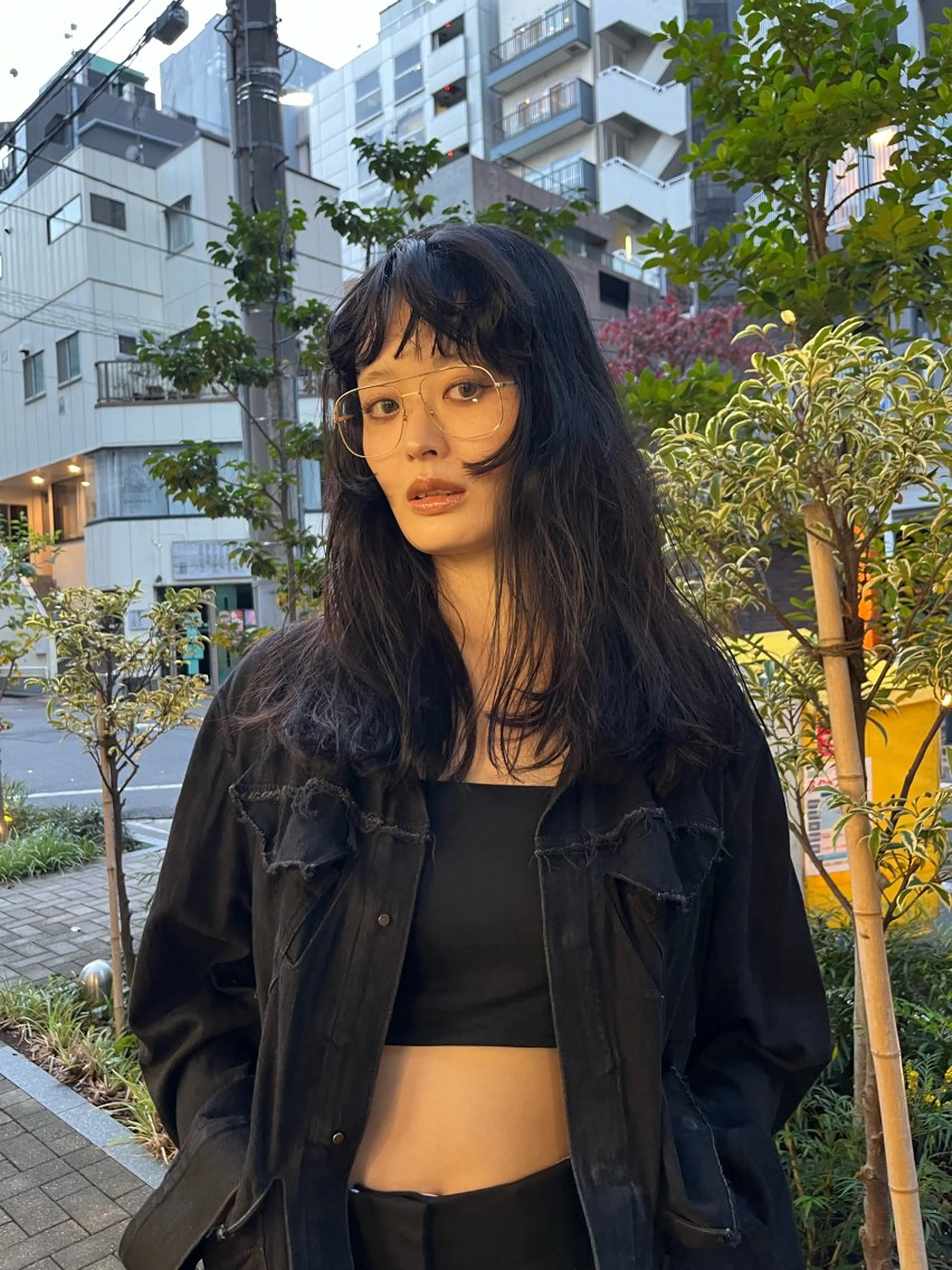 ロング パーマ カット パーマ NOUN所属・eri kinjoのヘアスタイル