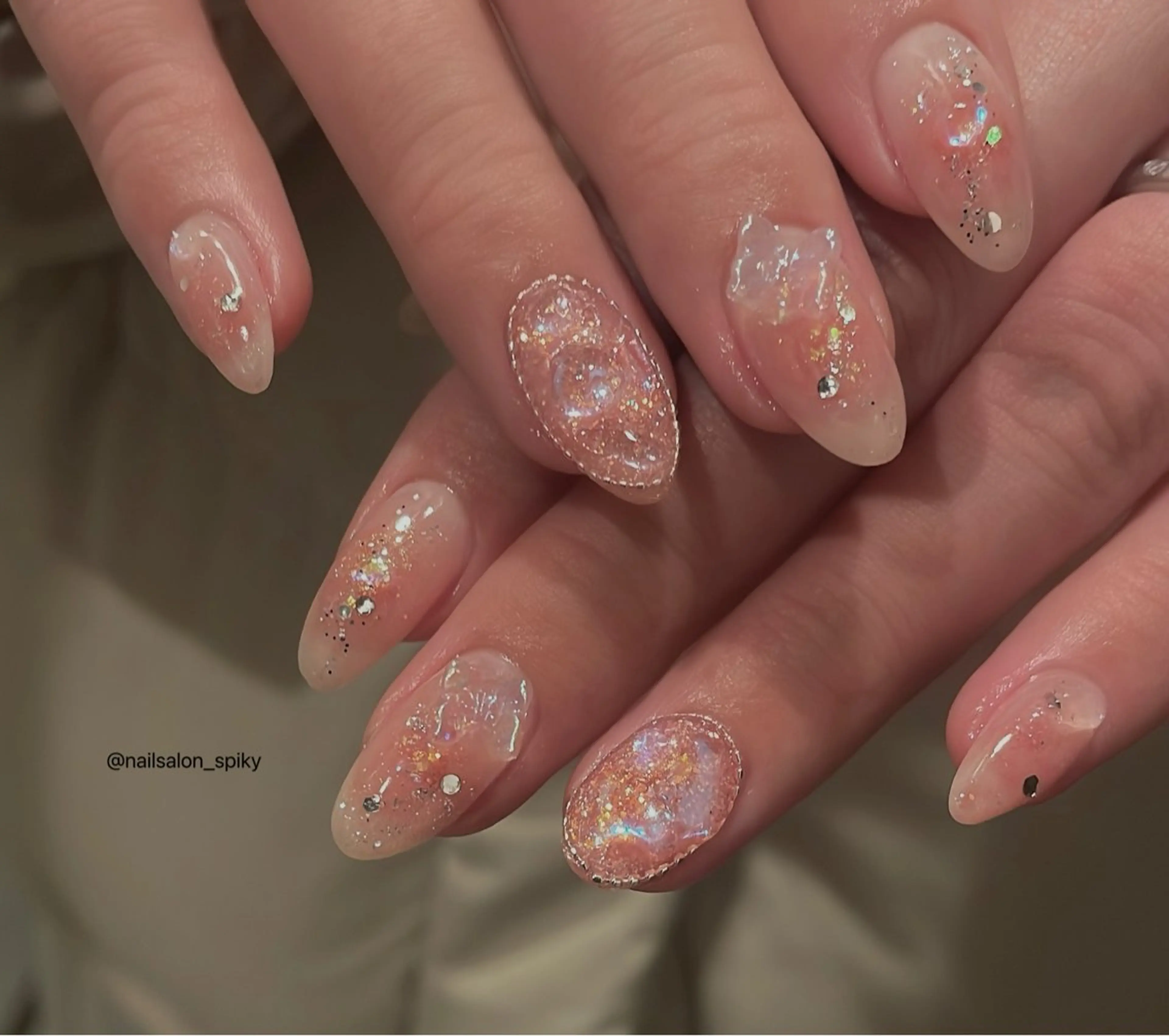 ネイル Spiky とうげ ふうかのネイルデザイン