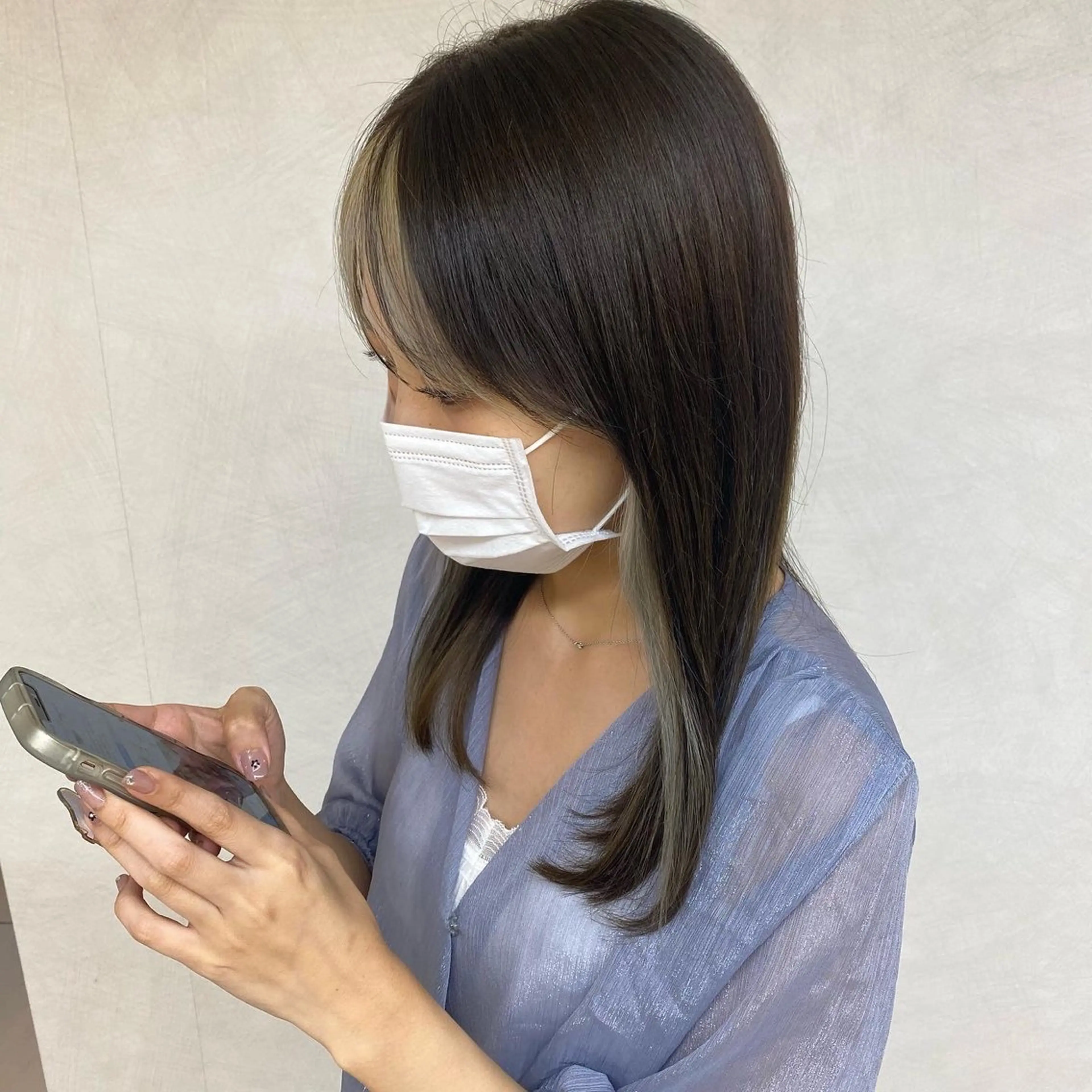 セミロング レイヤーカット/ボブ /nene🍥⋆*のヘアスタイル