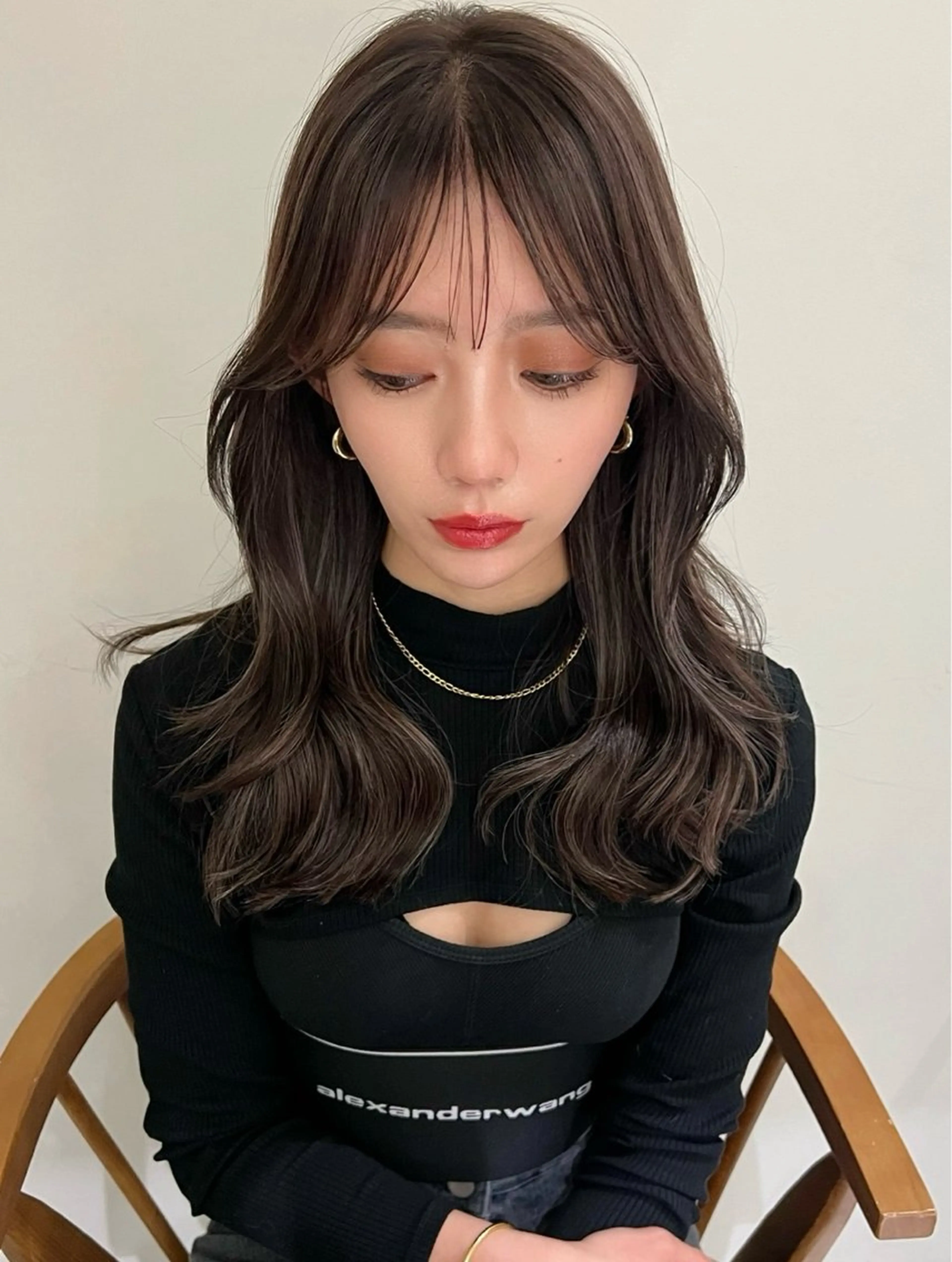 セミロング 小顔ボブ jilblanカホのヘアスタイル