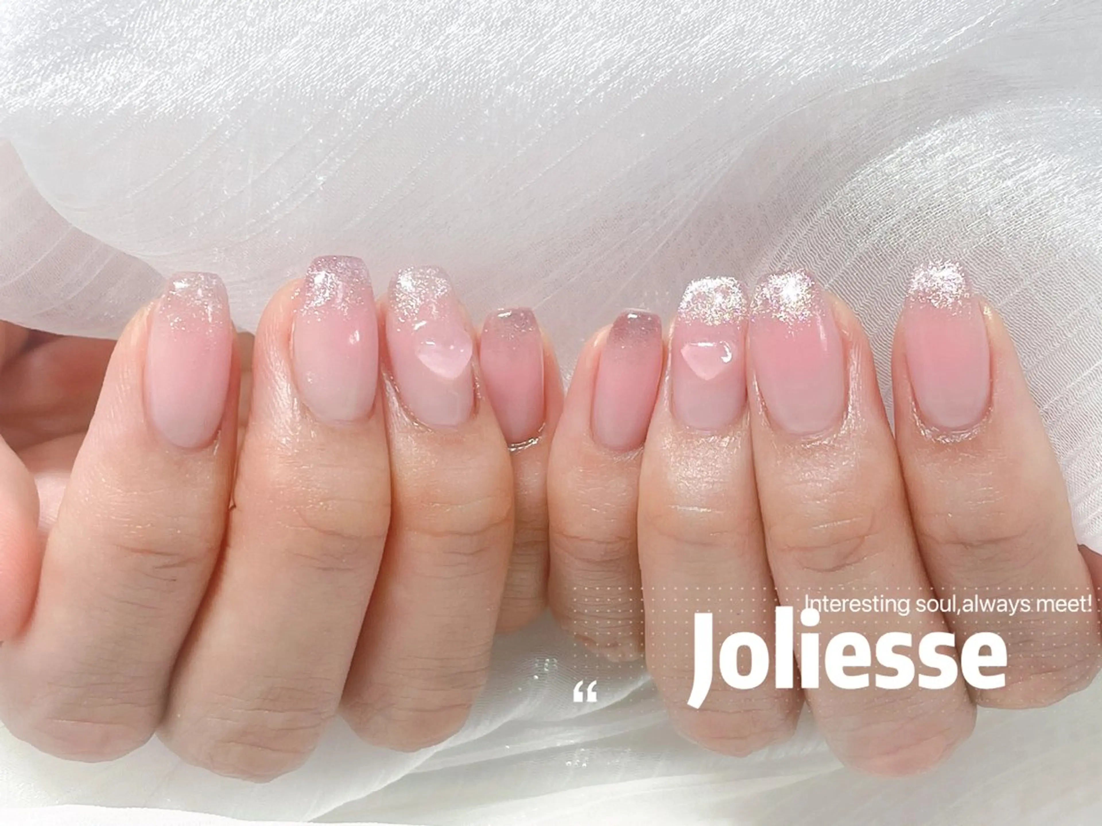 ネイル グラデーション マグネットネイル Joliesse nail salonのネイルデザイン
