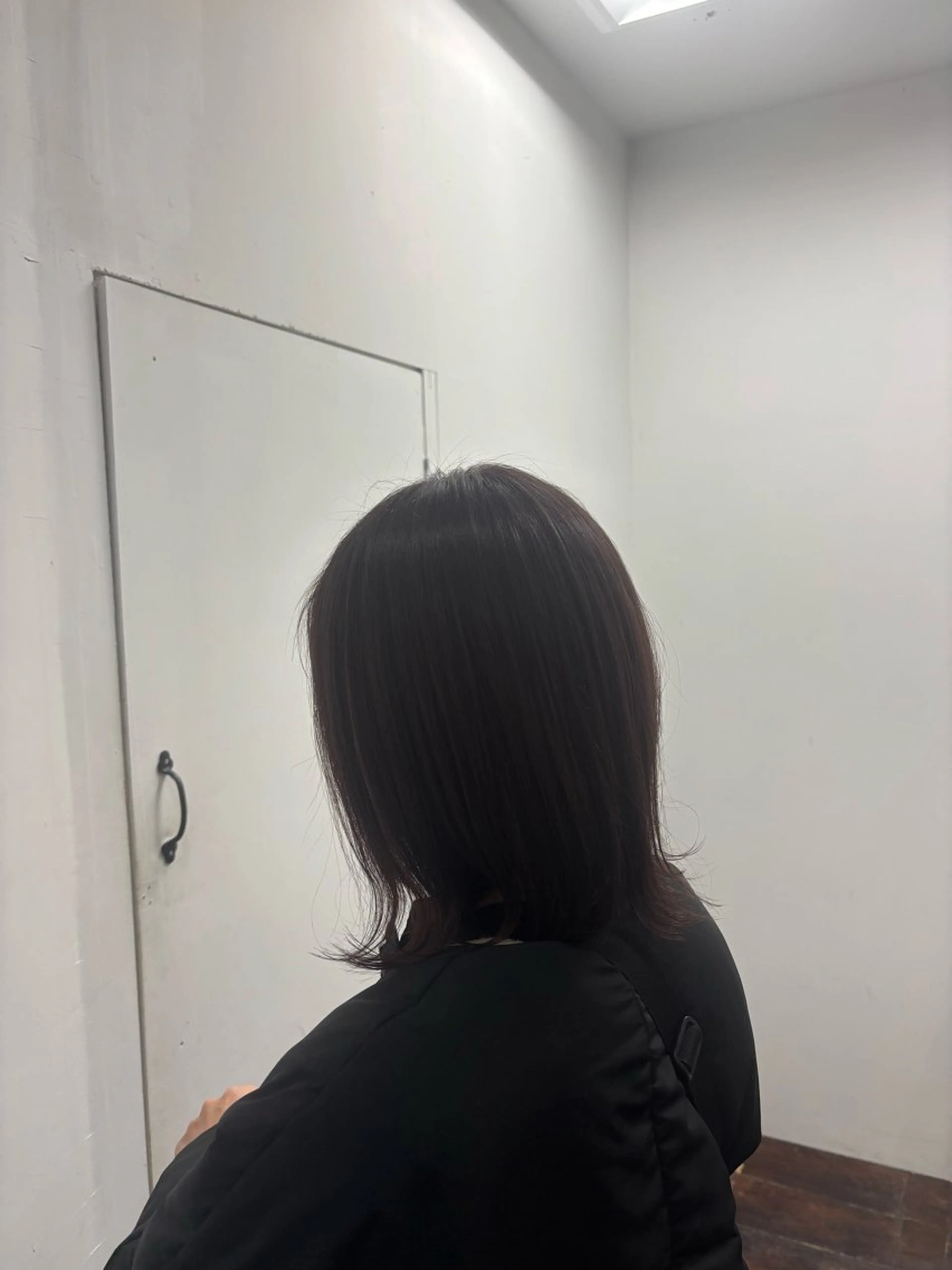 ミディアム ピンクラベンダー ヘアカラー 川村 海音のヘアスタイル