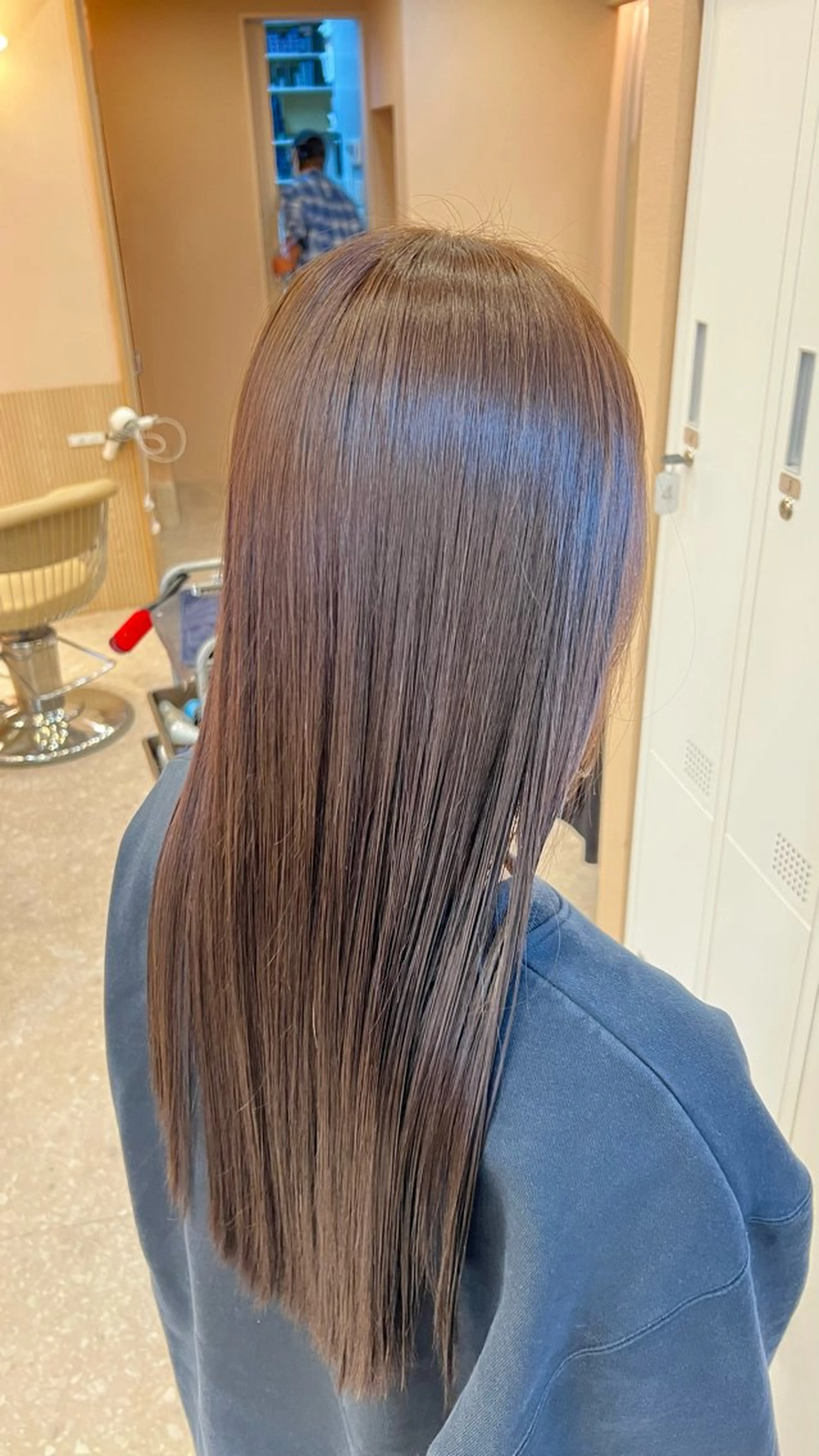 ロング カラー ヘアカラー トリートメント Lelie by artina所属・💚 AKI 💚のヘアスタイル