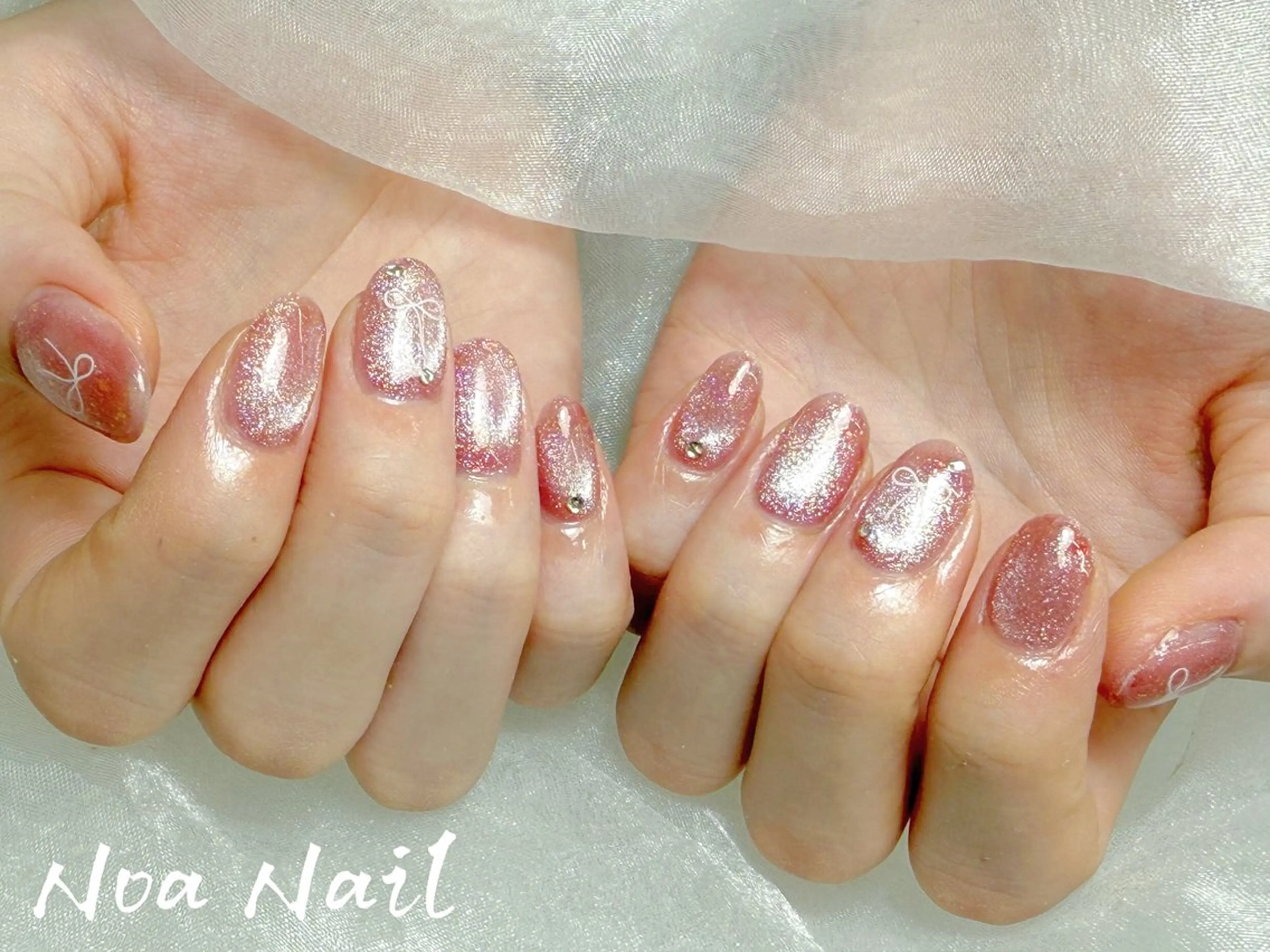 ネイル フレンチネイル グラデーション 韓国ネイル 持ち込み ニュアンスネイル ハンドネイル Noa Nailのネイルデザイン