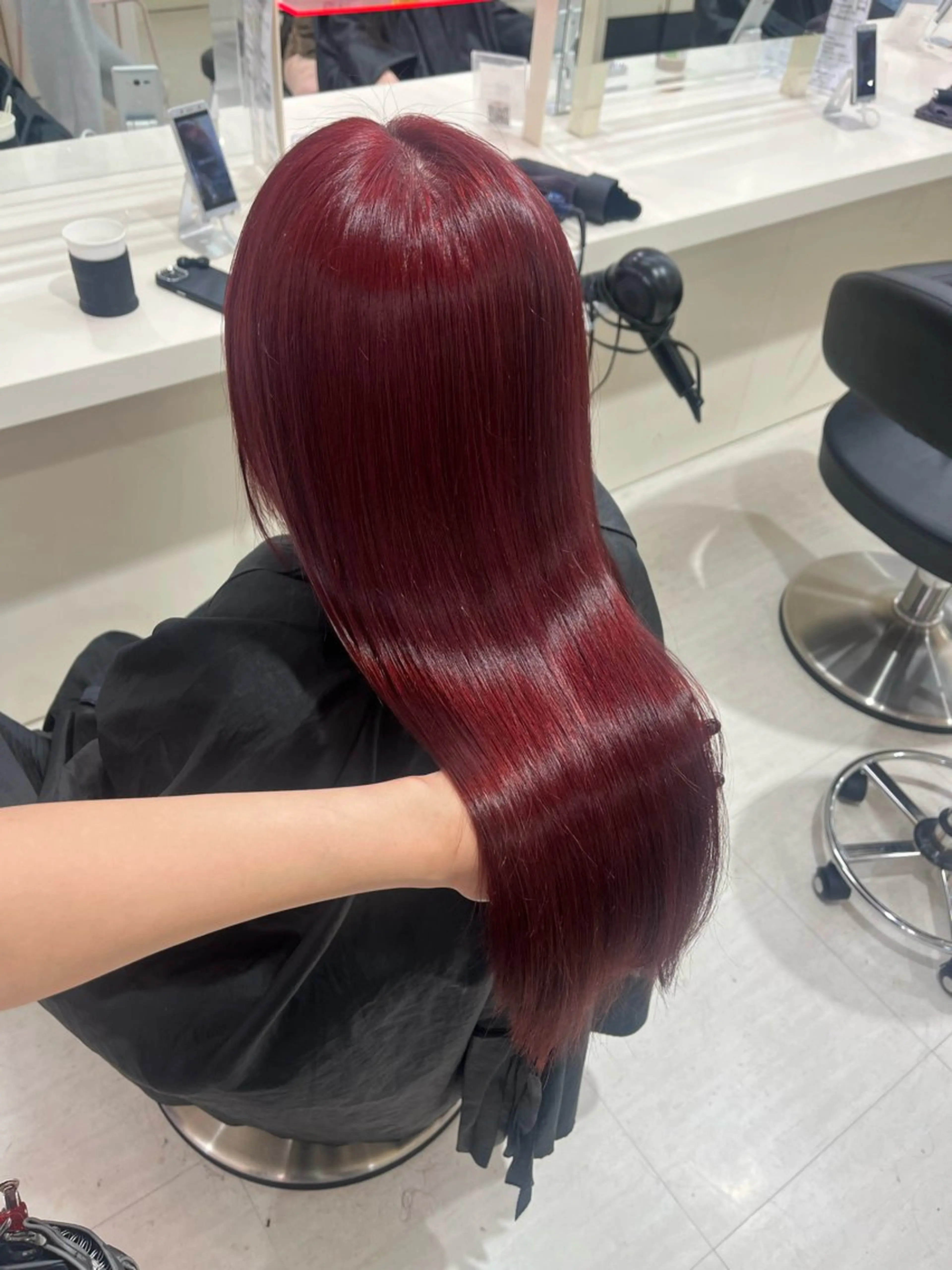 ロング カラー ロング 大人上品ベージュ 🎀HARUNAのヘアスタイル