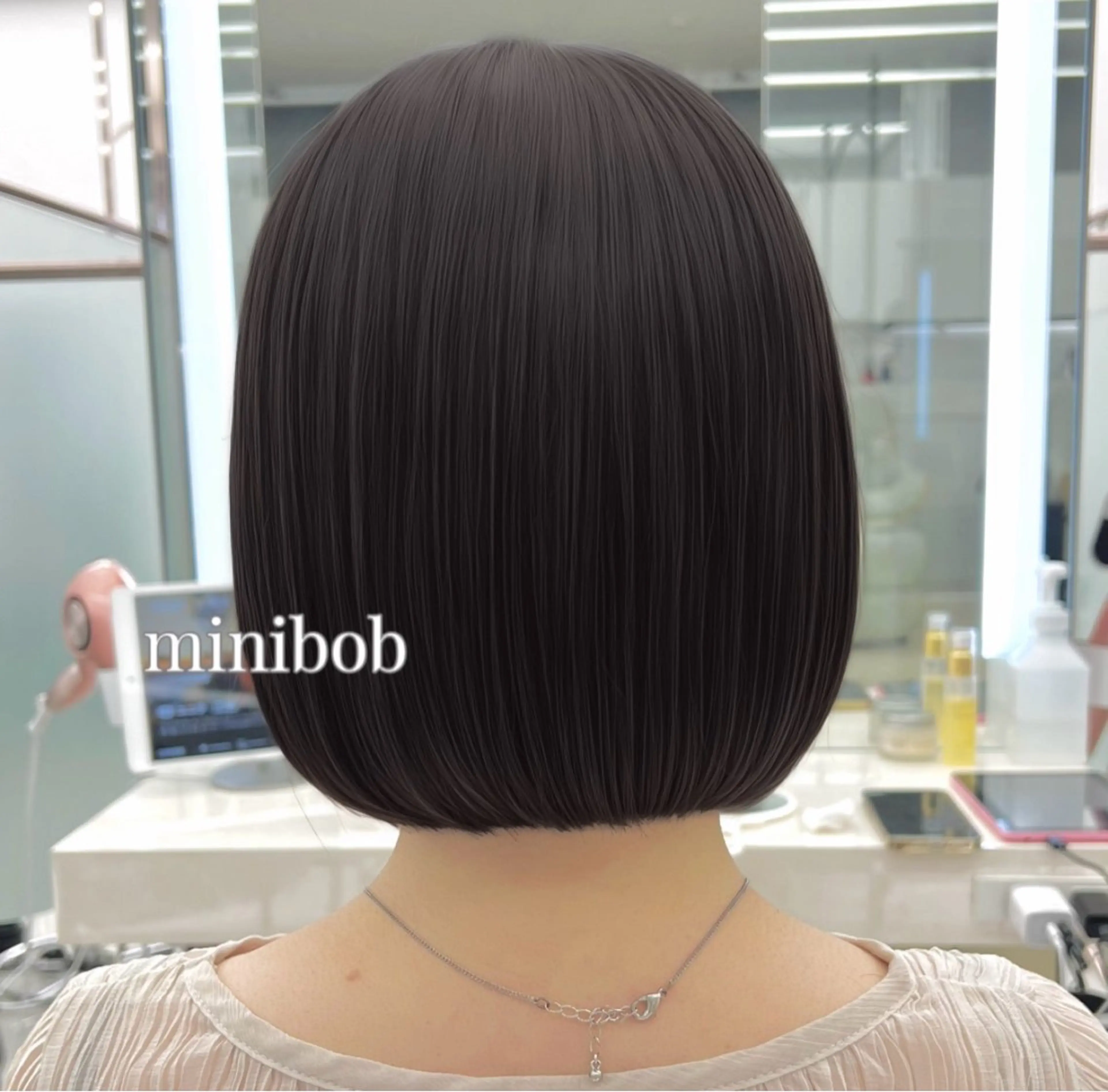 ショート カラー 切りっぱなしボブ ボブ トリートメント COAGINZA /ボブ/ERINAのヘアスタイル