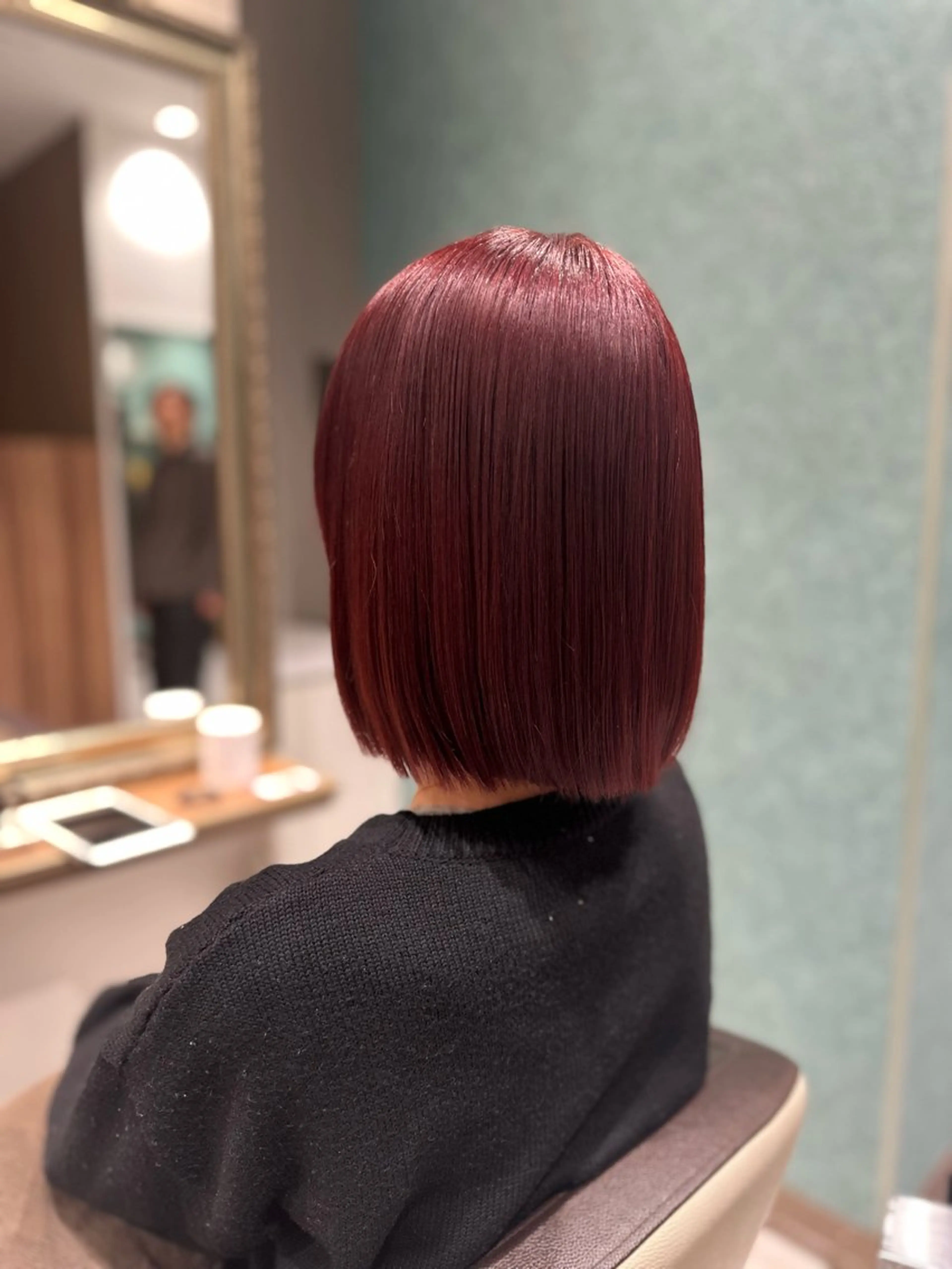 ミディアム カラー ヘアカラー トリートメント Ash西葛西 /momijiのヘアスタイル