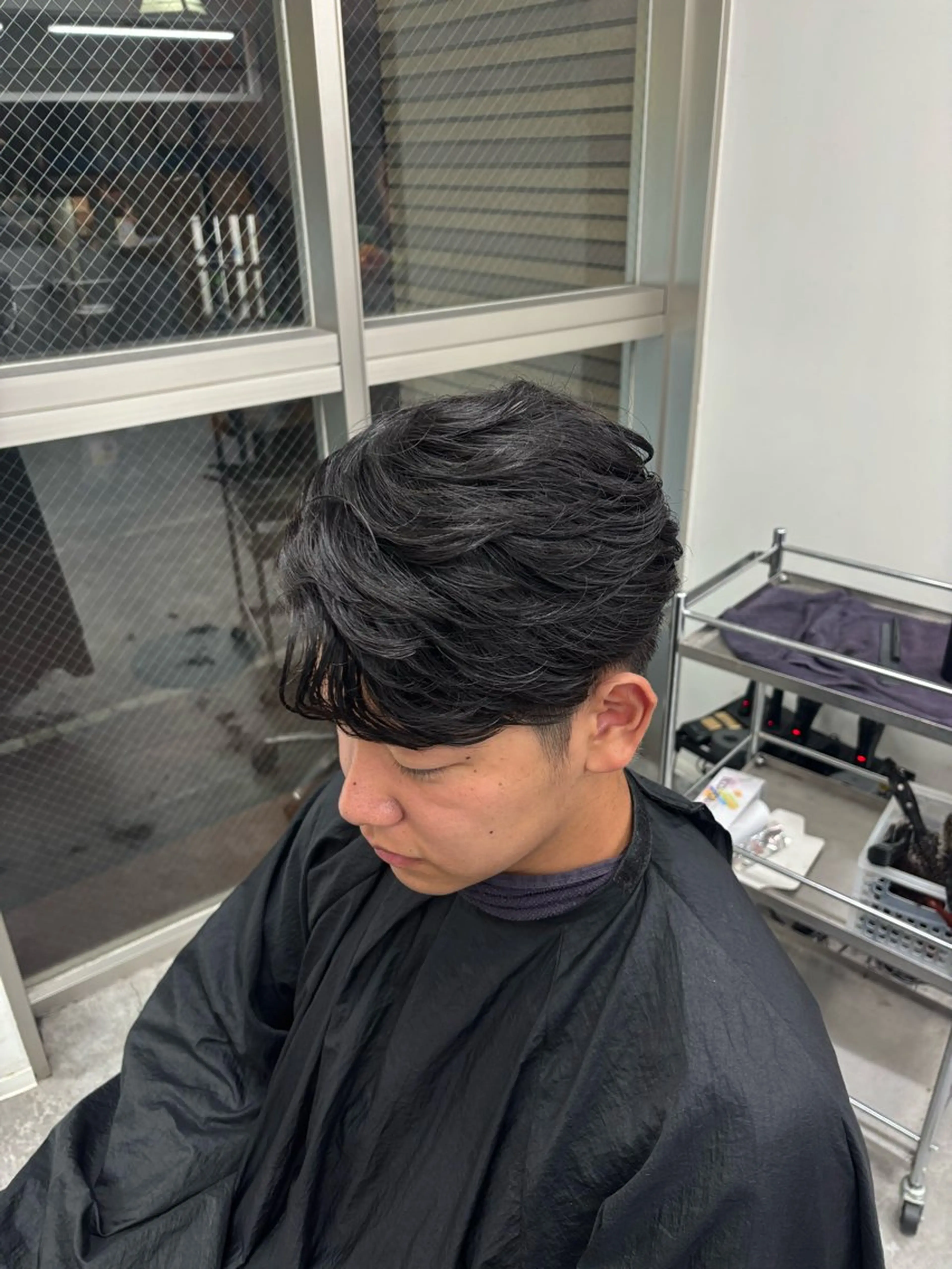 パーマ メンズ カット パーマ メンズ特化✨️ 韓国風パーマ🔥一八のヘアスタイル