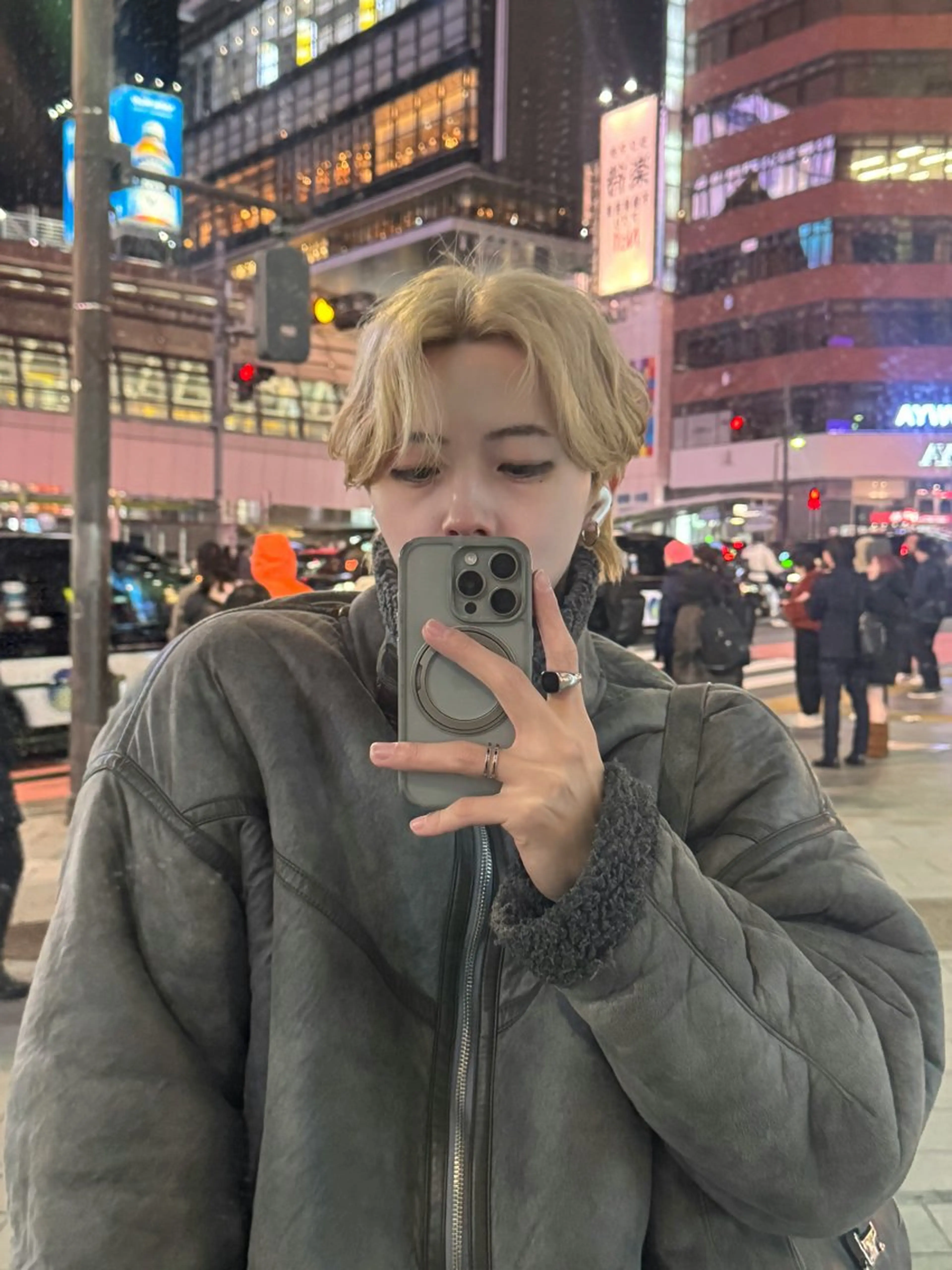 カラー メンズ カット ヘアカラー 韓国メンズヘア☆ 韓国ボブYUTOのヘアスタイル