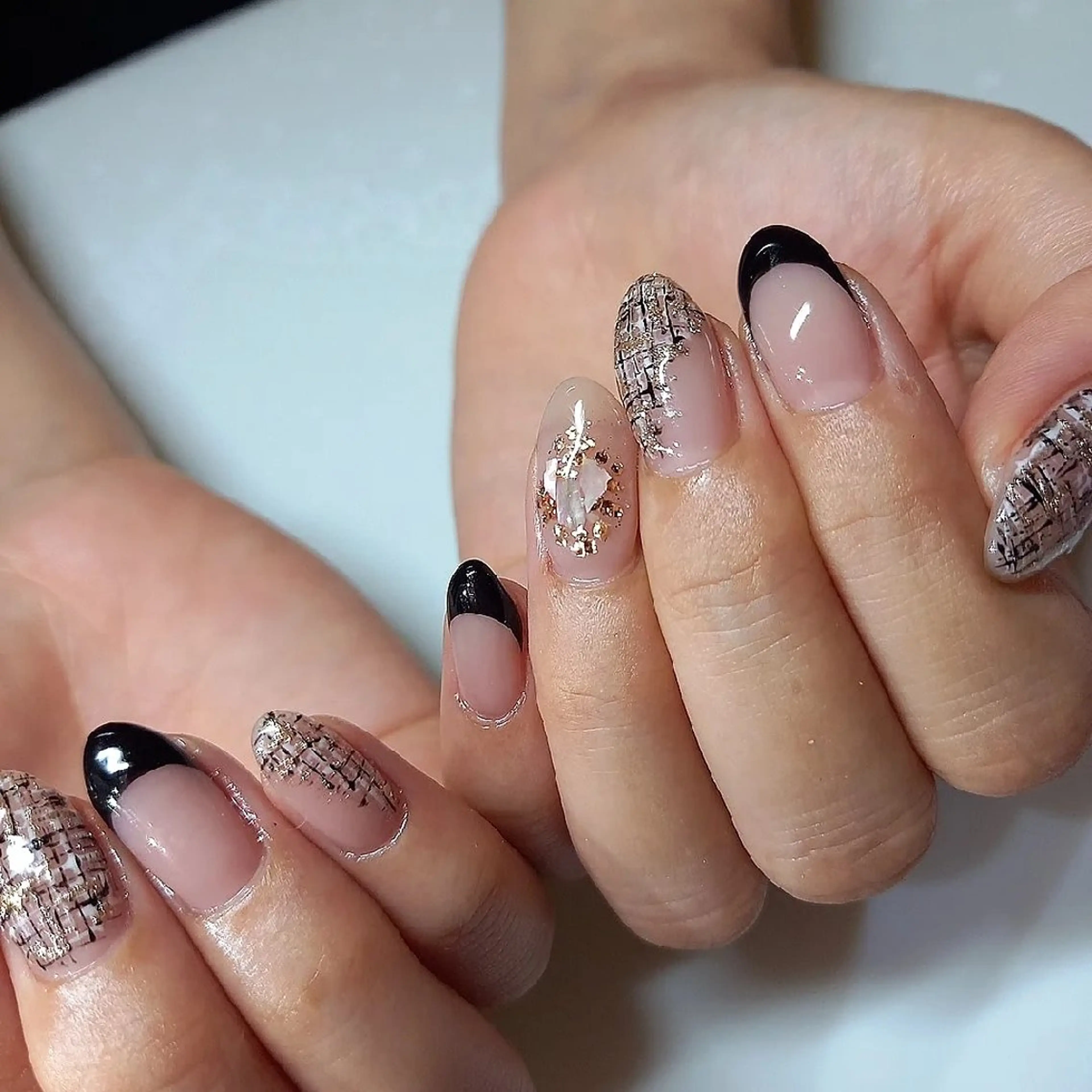 ネイル ツイードネイル salon de Princess所属・salon de  Princessのネイルデザイン