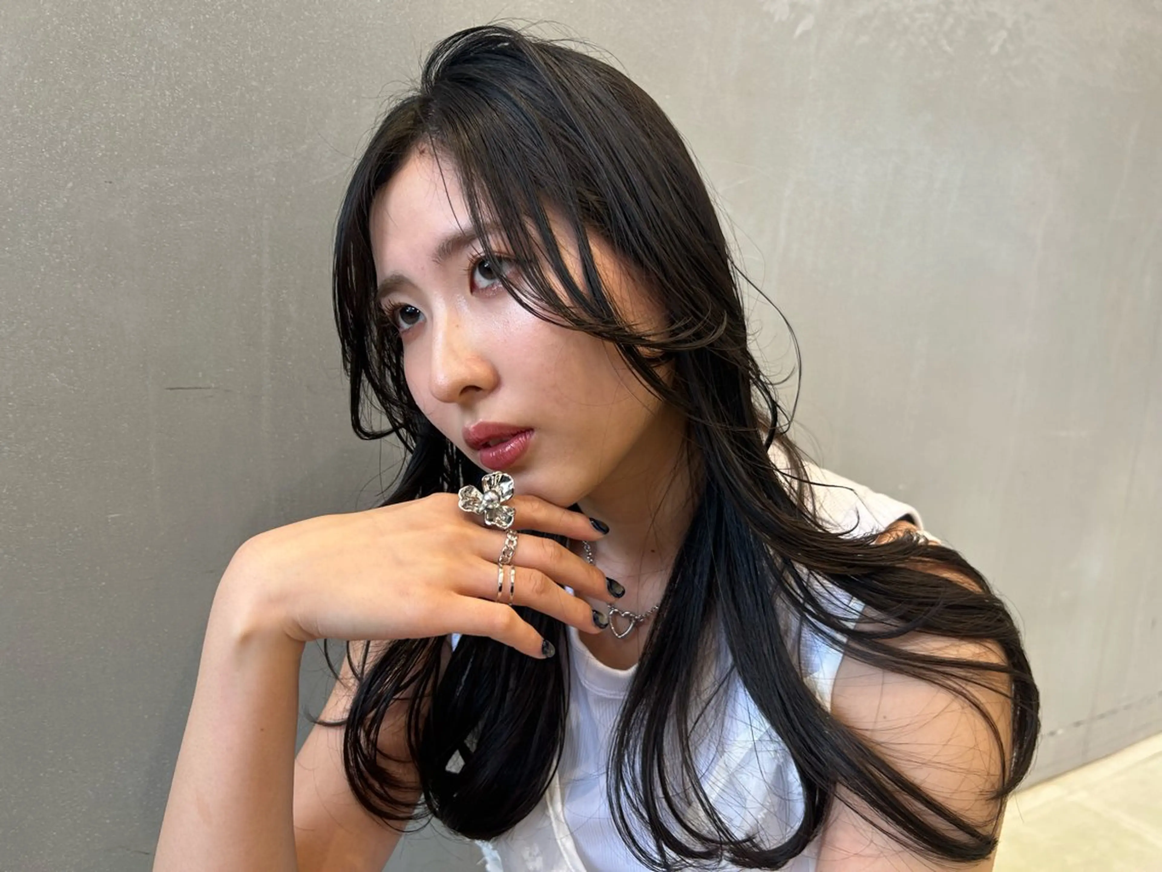 ロング カット インナーカラー ／レイヤー🦋ルイのヘアスタイル