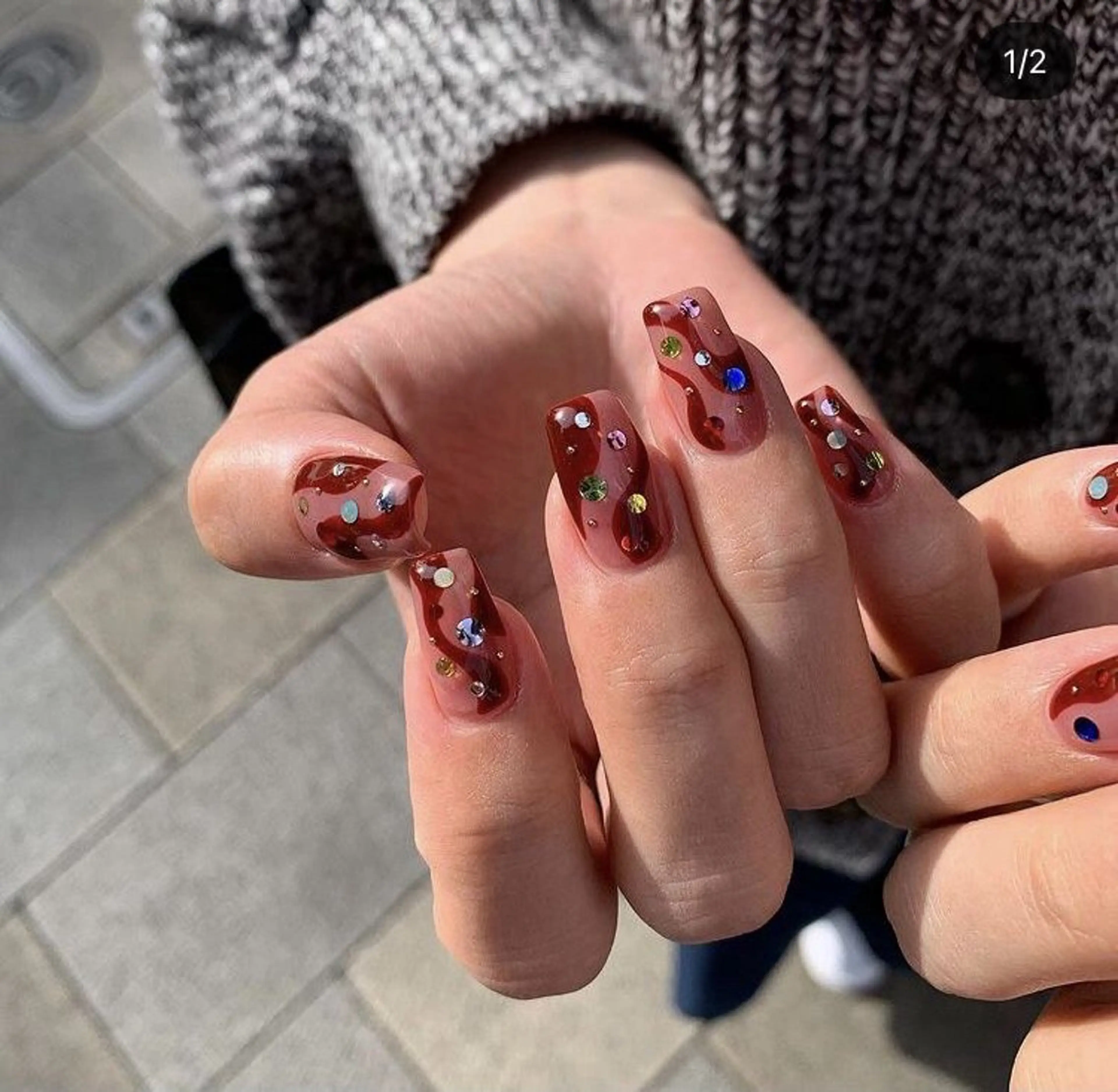 ネイル ハンドネイル ハイトーン/レイヤー nail 百咲💌のヘアスタイル