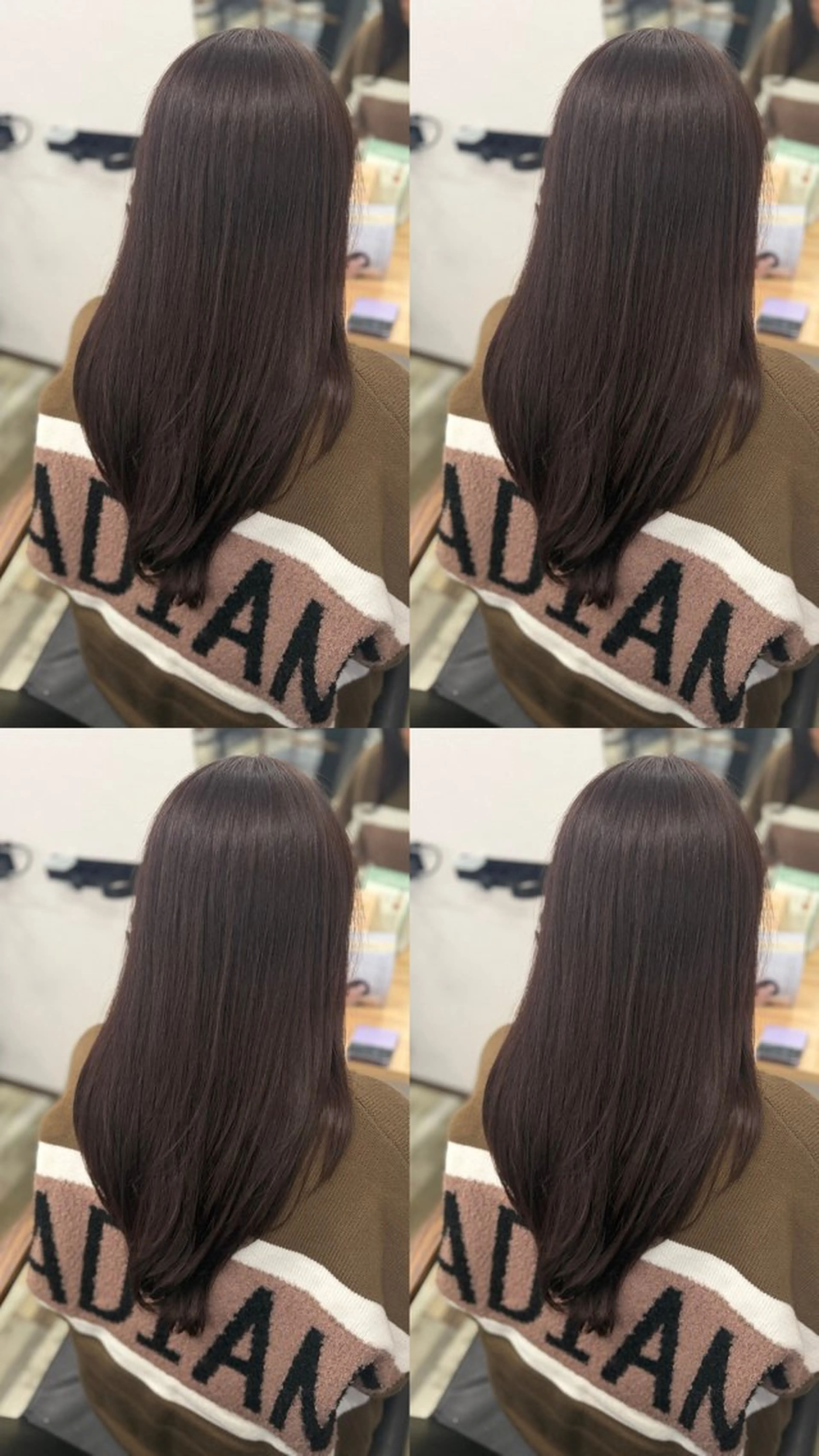 ロング カット トリートメント 髪質改善🪽 森川☜⁠ ☜⁠ のヘアスタイル