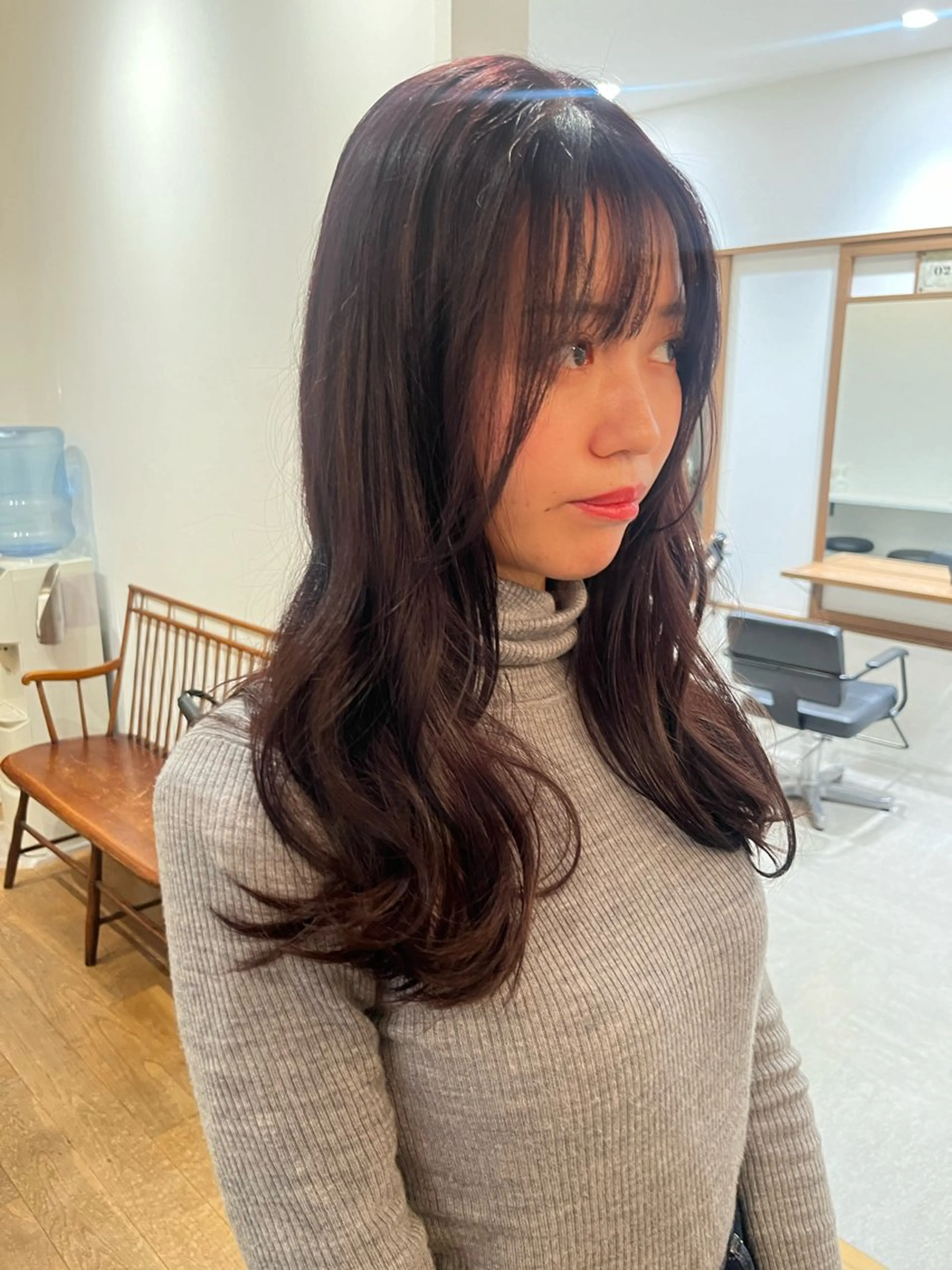 ロング トリートメント カット ヘアカラー トリートメント 無料カットモデル‪✨ ✂️Nanami🌷のヘアスタイル