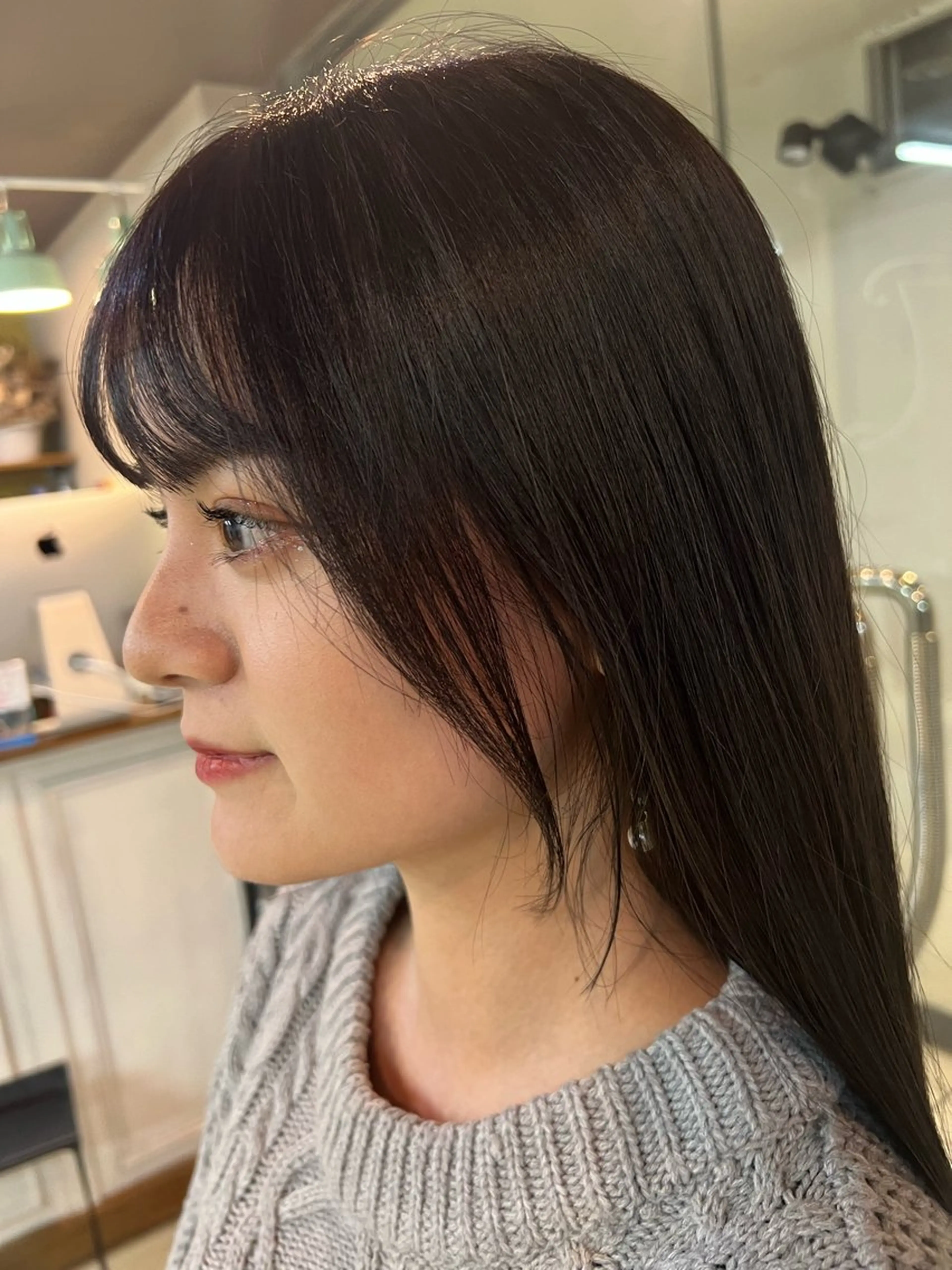 ロング 顔周りカット men's&ladys J'sGrace【メンズアンドレディース ジェイズグレイス】所属・🌻J'sGrace /JUMA🌻のヘアスタイル