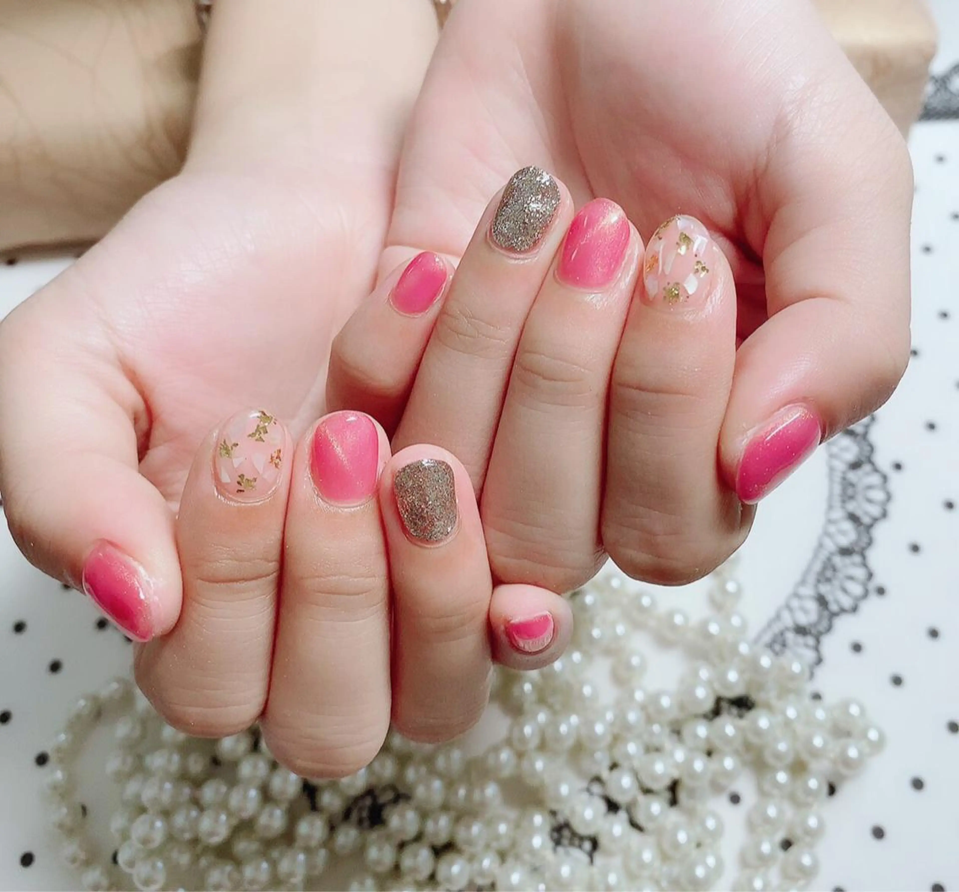 ネイル ハンドネイル マジックミラー所属・マジック ミラーのネイルデザイン