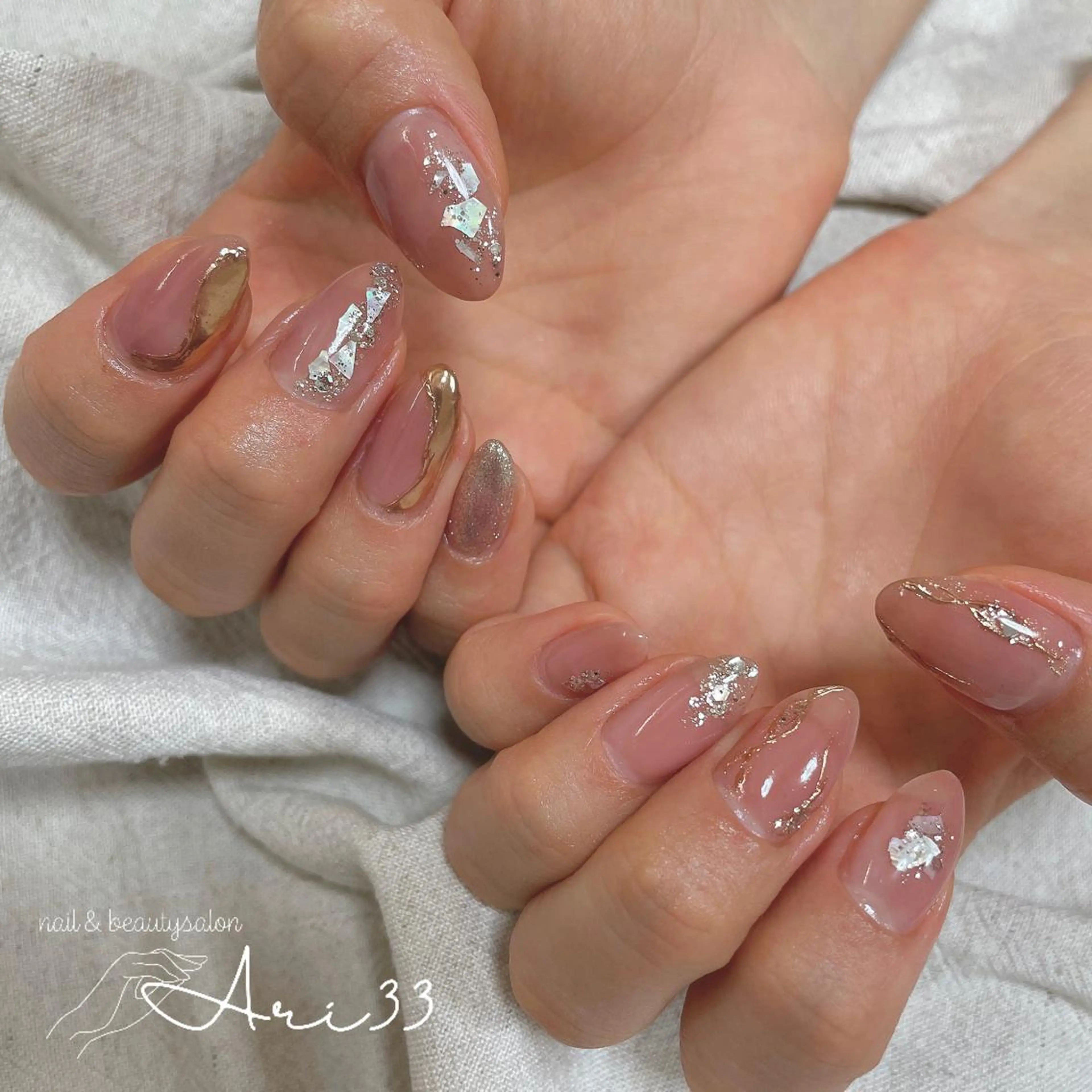 ネイル 持ち込み ハンドネイル プライベートサロン Ari33nailのネイルデザイン