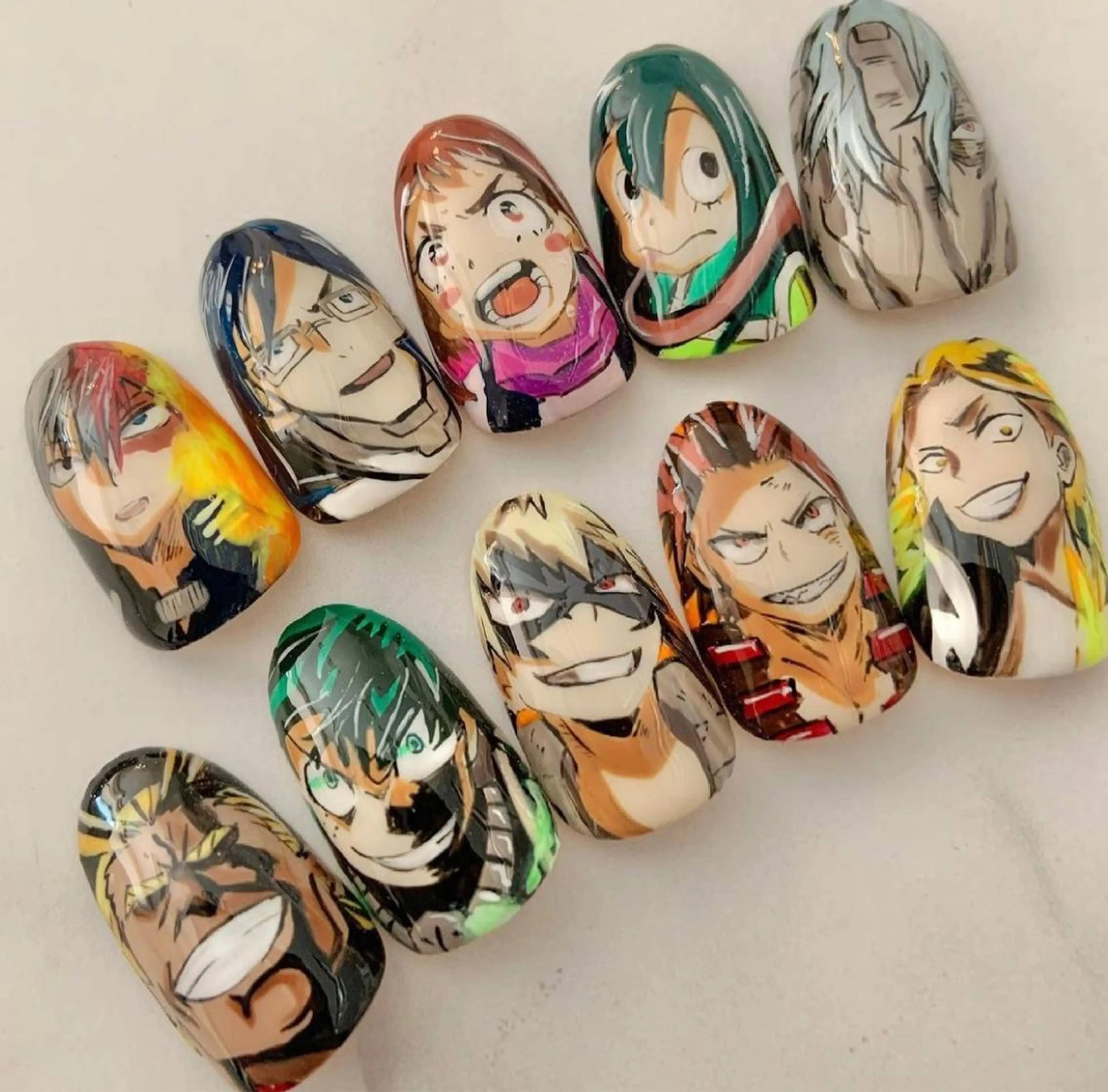 推し、キャラネイルor3D＊10本コースの写真