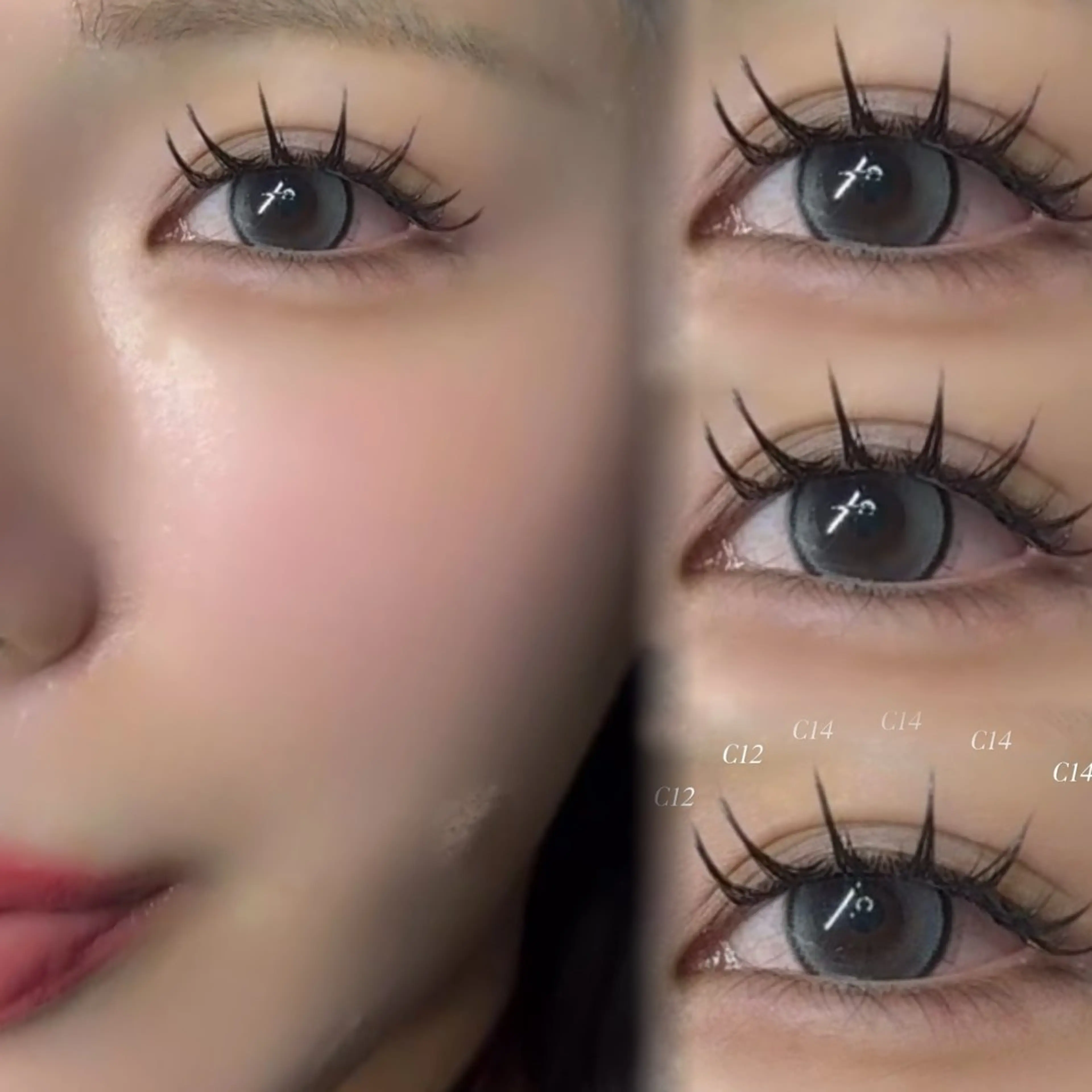 マツエク・マツパ マツエク 🩰yuri🩰 似合わせ/束感のマツエク・マツパデザイン