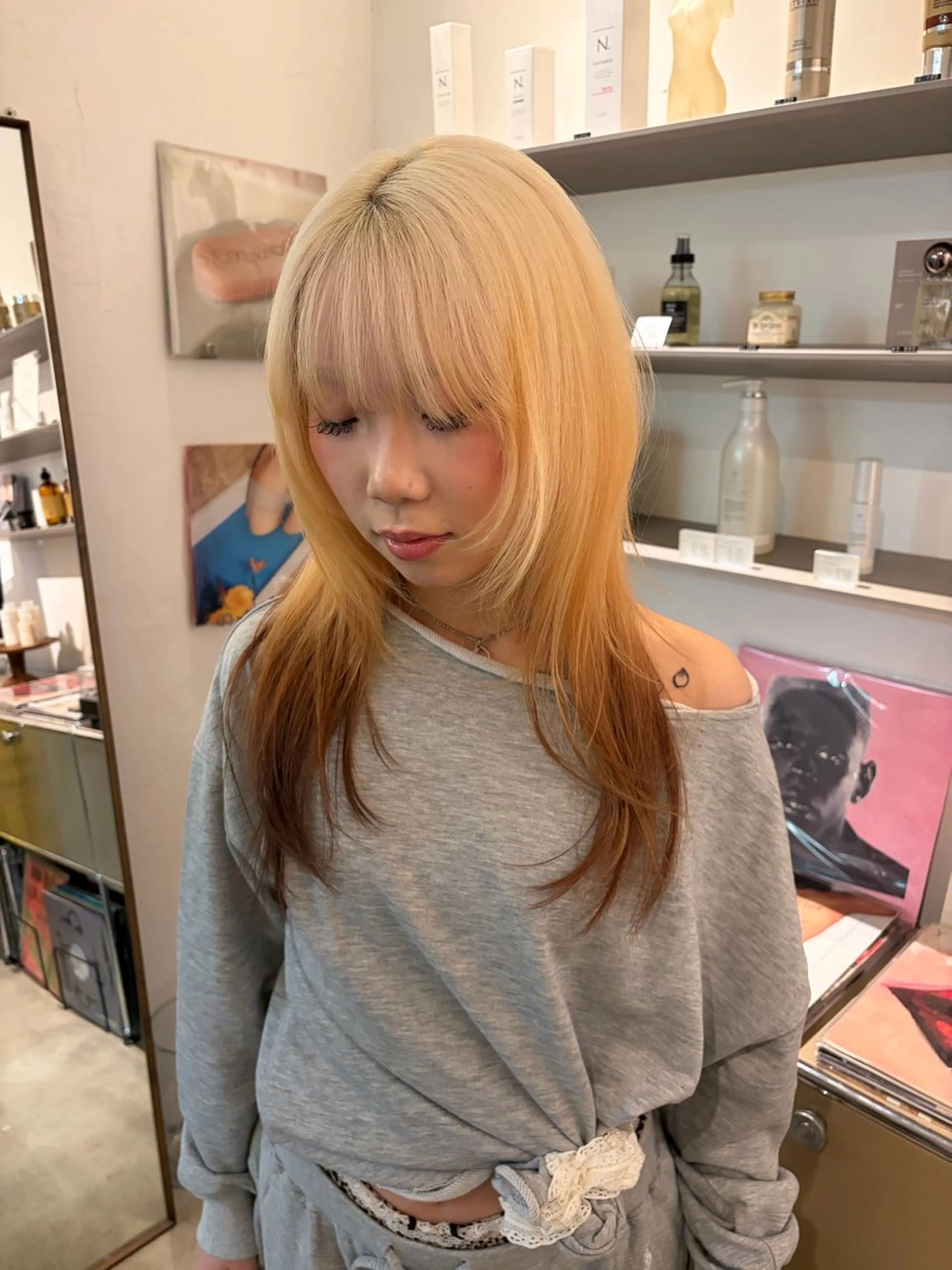 カラー ヘアカラー Ravo所属・キラ/ハイトーン/ 福岡美容室のヘアスタイル