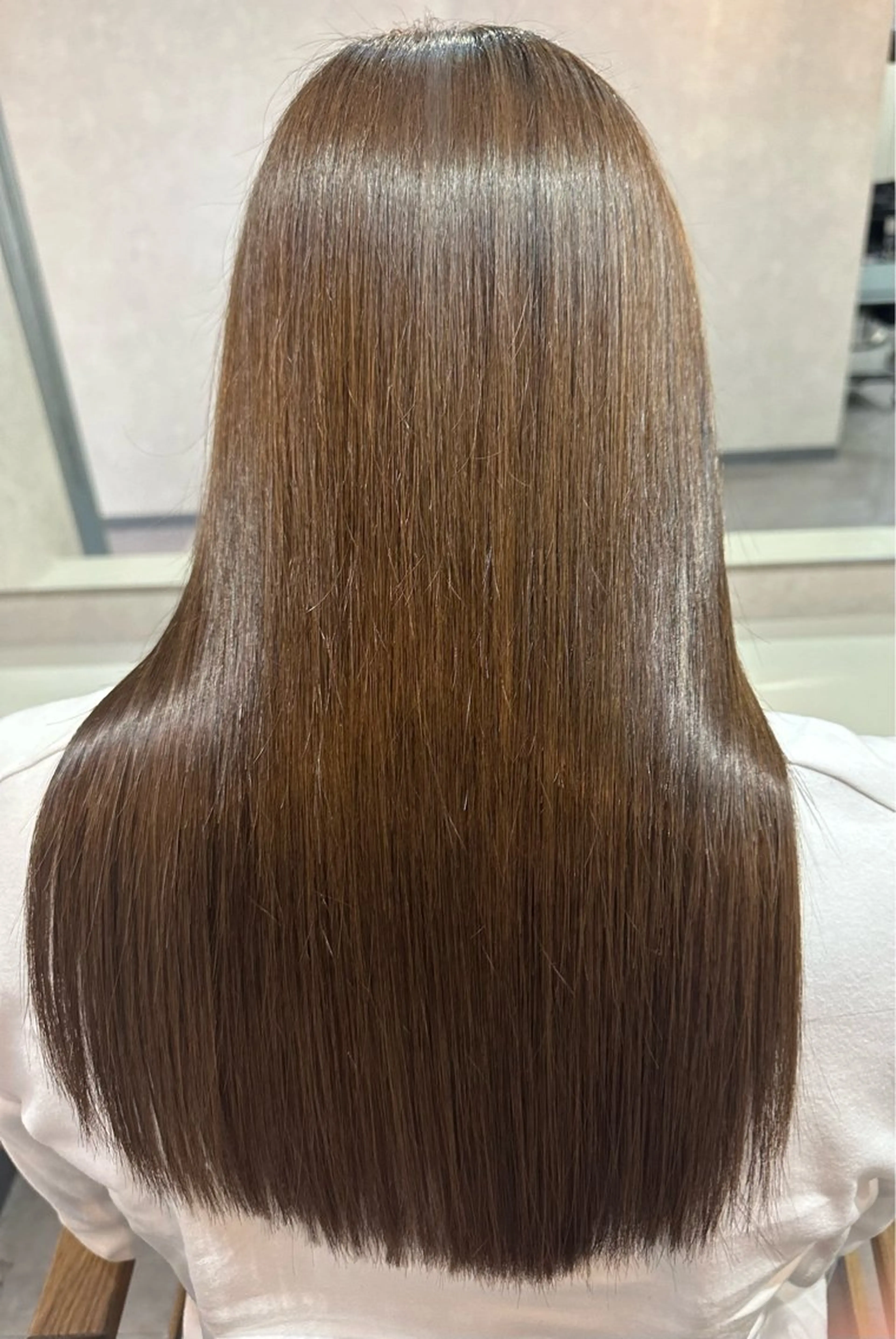 ロング カラー 髪質改善 トリートメント 酸熱トリートメント 京都駅/透明感カラー /髪質改善/岩崎拓郎のヘアスタイル