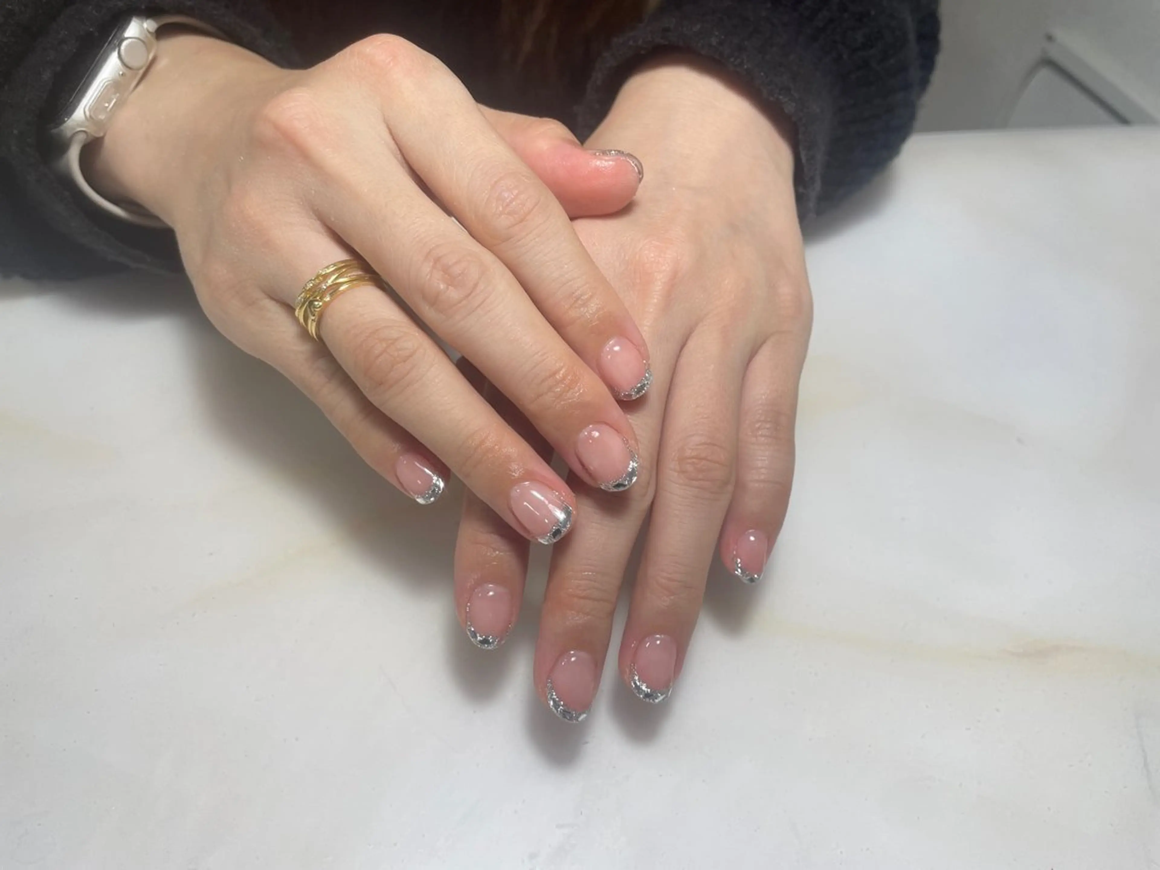 ネイル アートネイル フレンチネイル ジェルネイル グラデーション 韓国ネイル 久保田 マリコのネイルデザイン