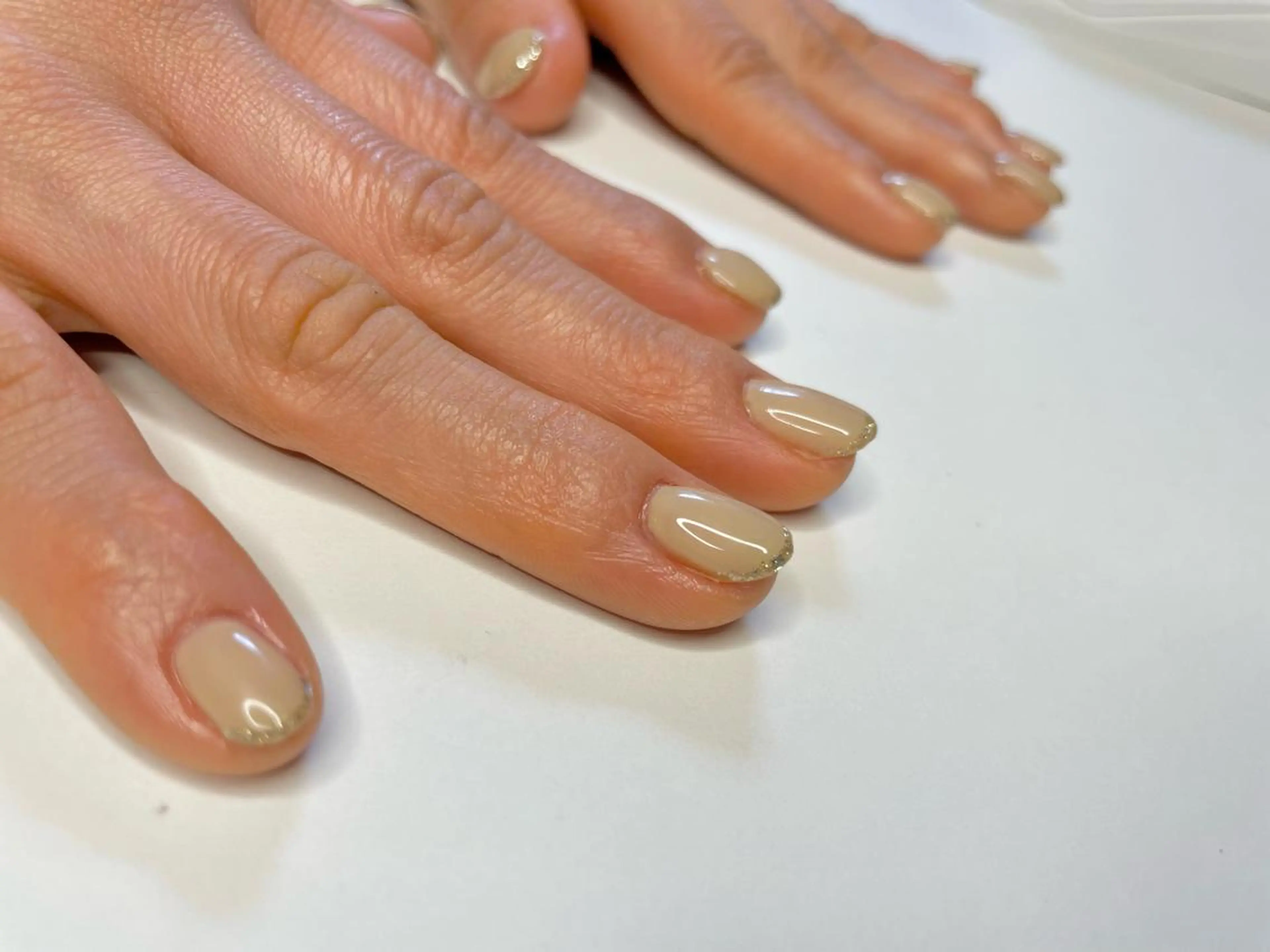 ネイル フラッシュネイル フレンチネイル Ri-e's nailのネイルデザイン