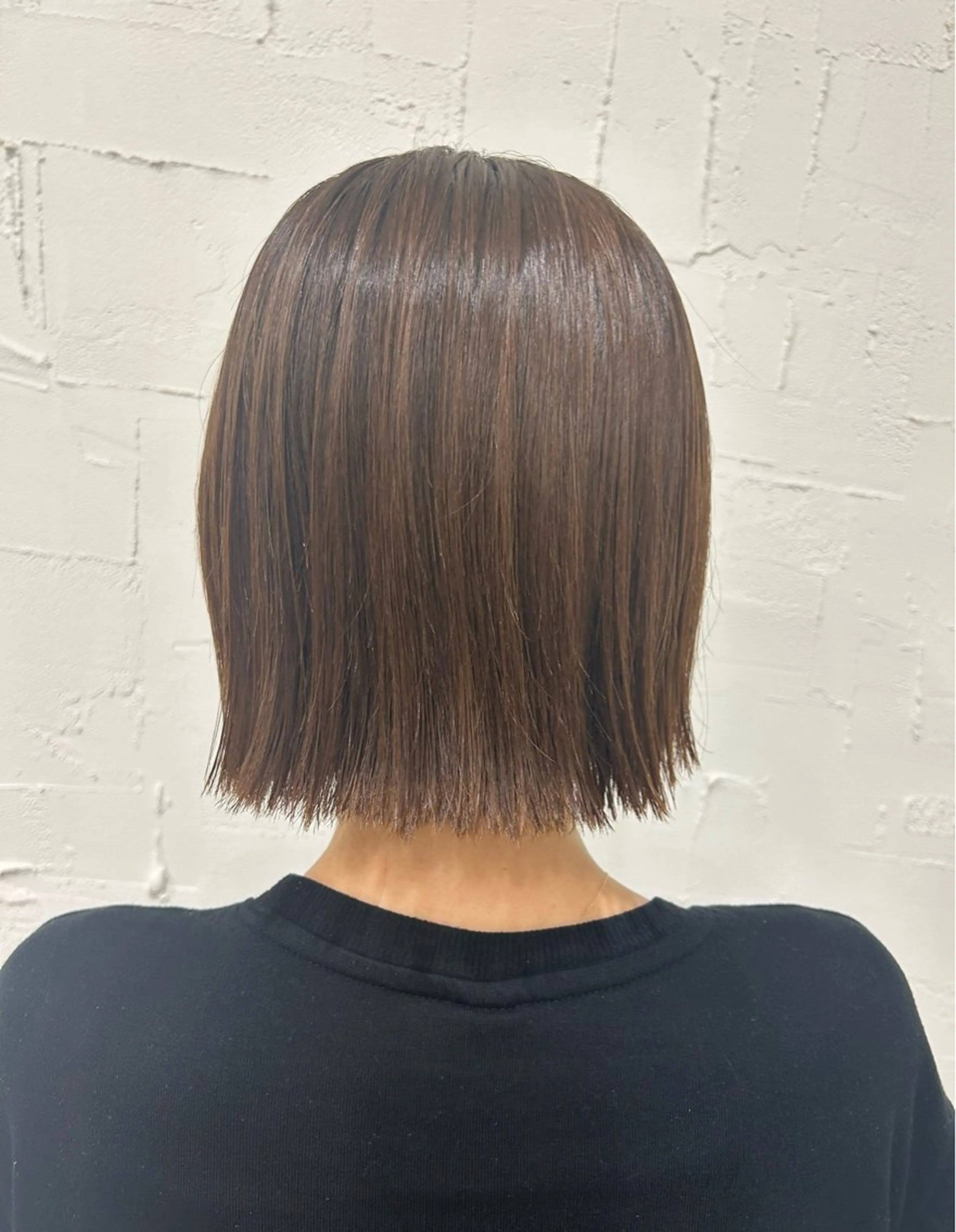 ショート カラー 切りっぱなしボブ ボブ Hair Design Angelo ヘアーデザインアンジェロ】所属・赤川 えみのヘアスタイル