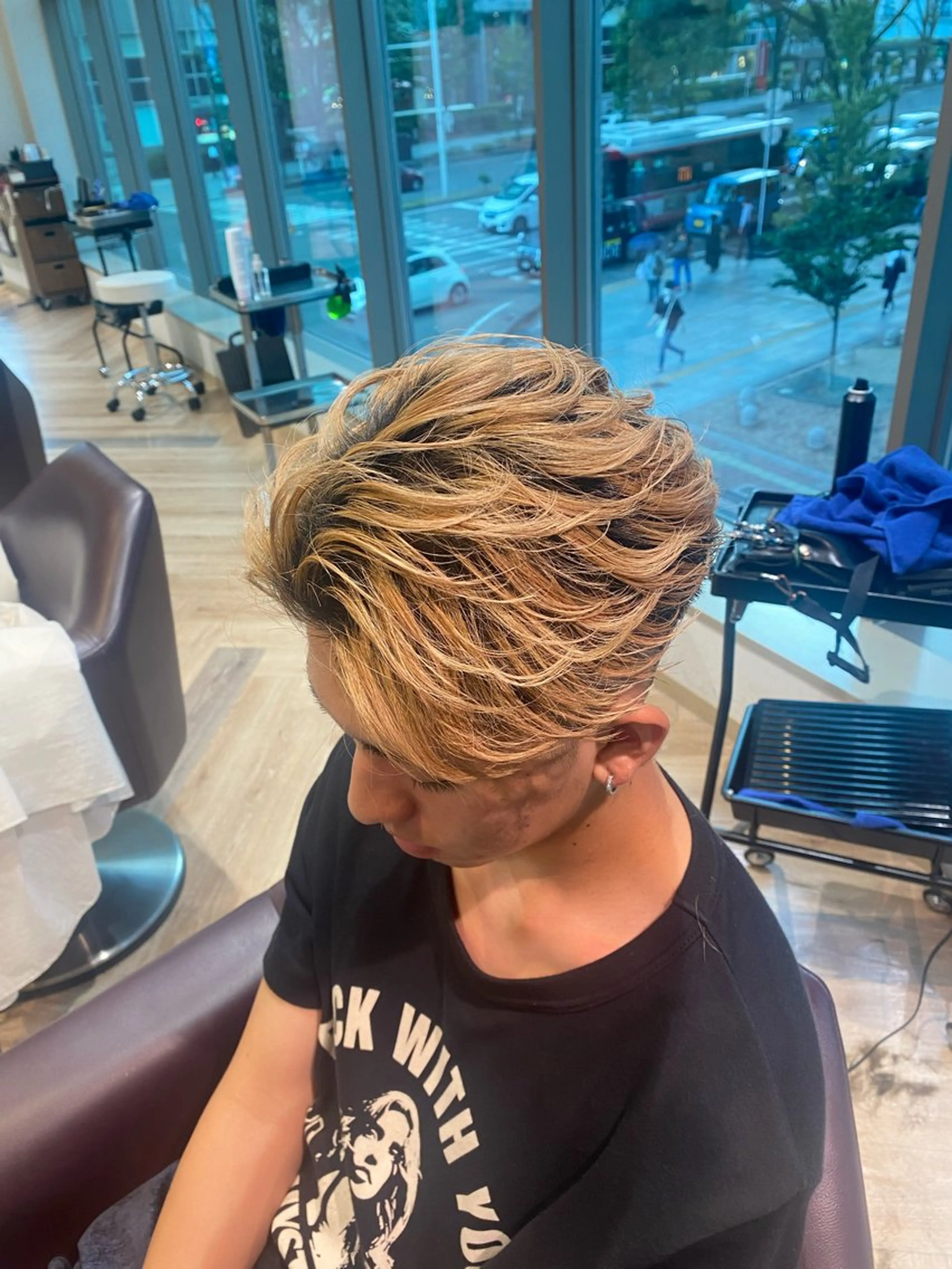 メンズ カット ヘアカラー メンズ特化/フェザー /パーマ/伊勢元のヘアスタイル