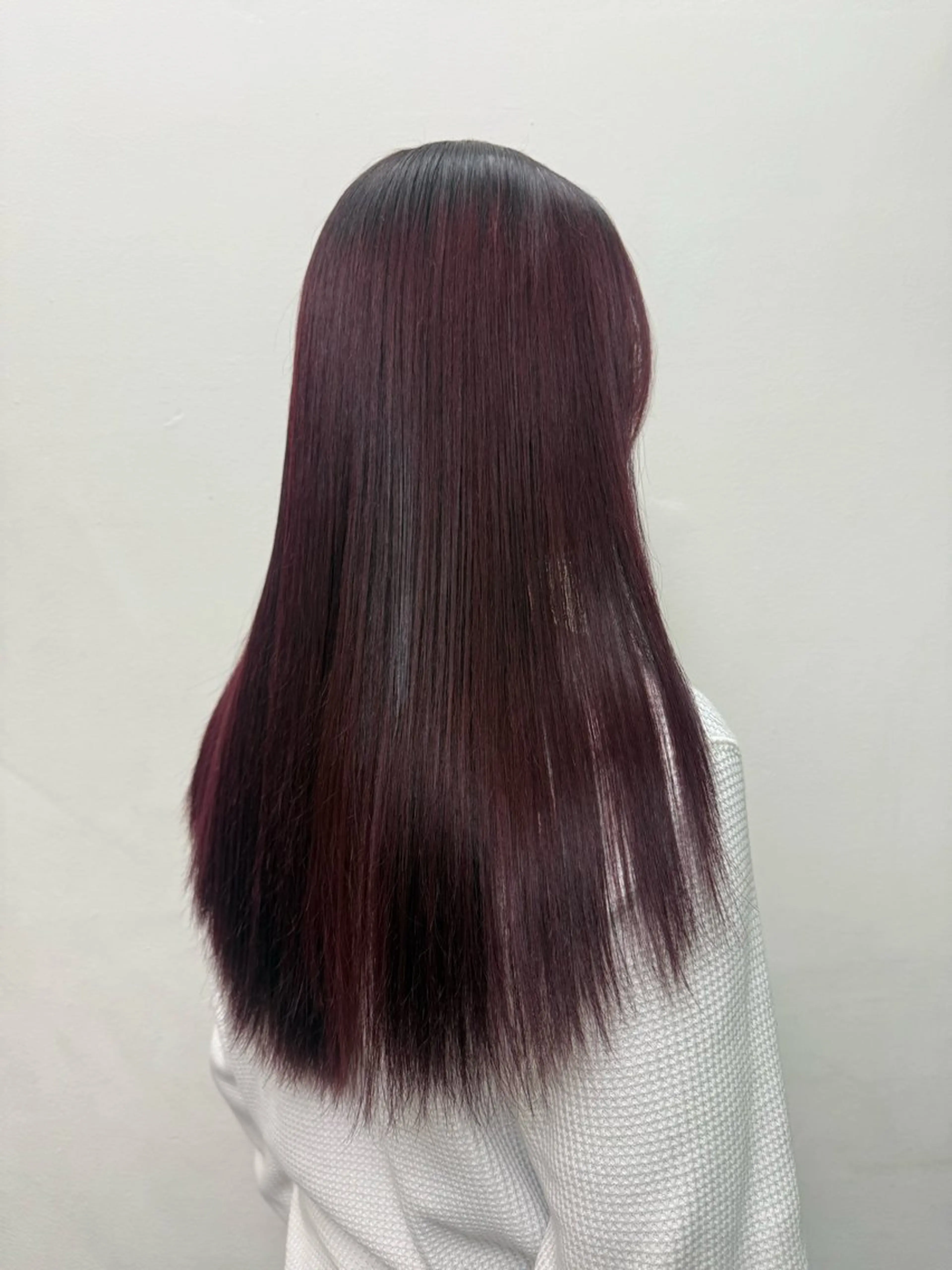 ロング カラー ボルドーカラー ヘアカラー レイヤーカット/ 凜音(リノン)🎀のヘアスタイル