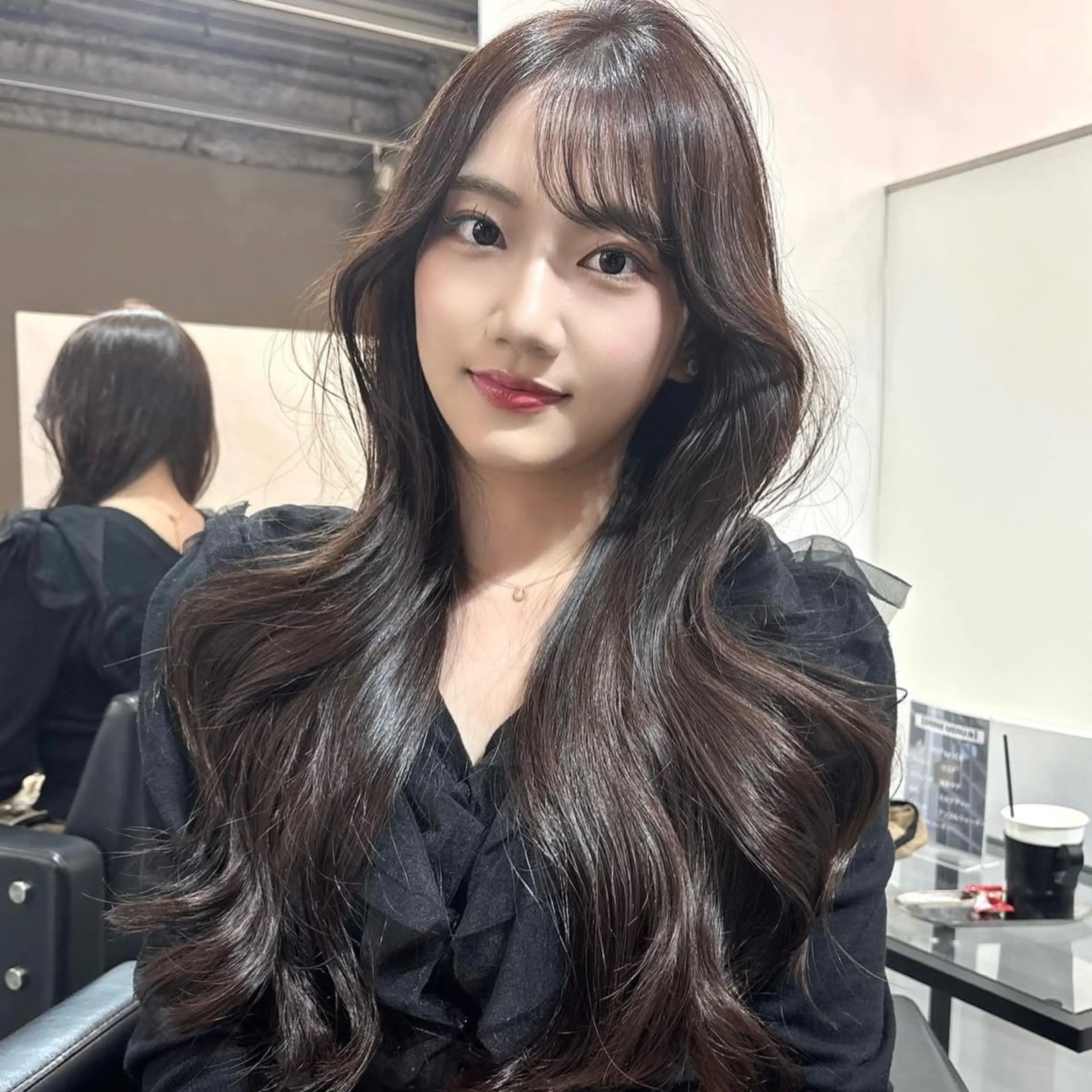 ロング nit by AHNKISM所属・韓国ヘア💎レイヤー カットYUYAのヘアスタイル