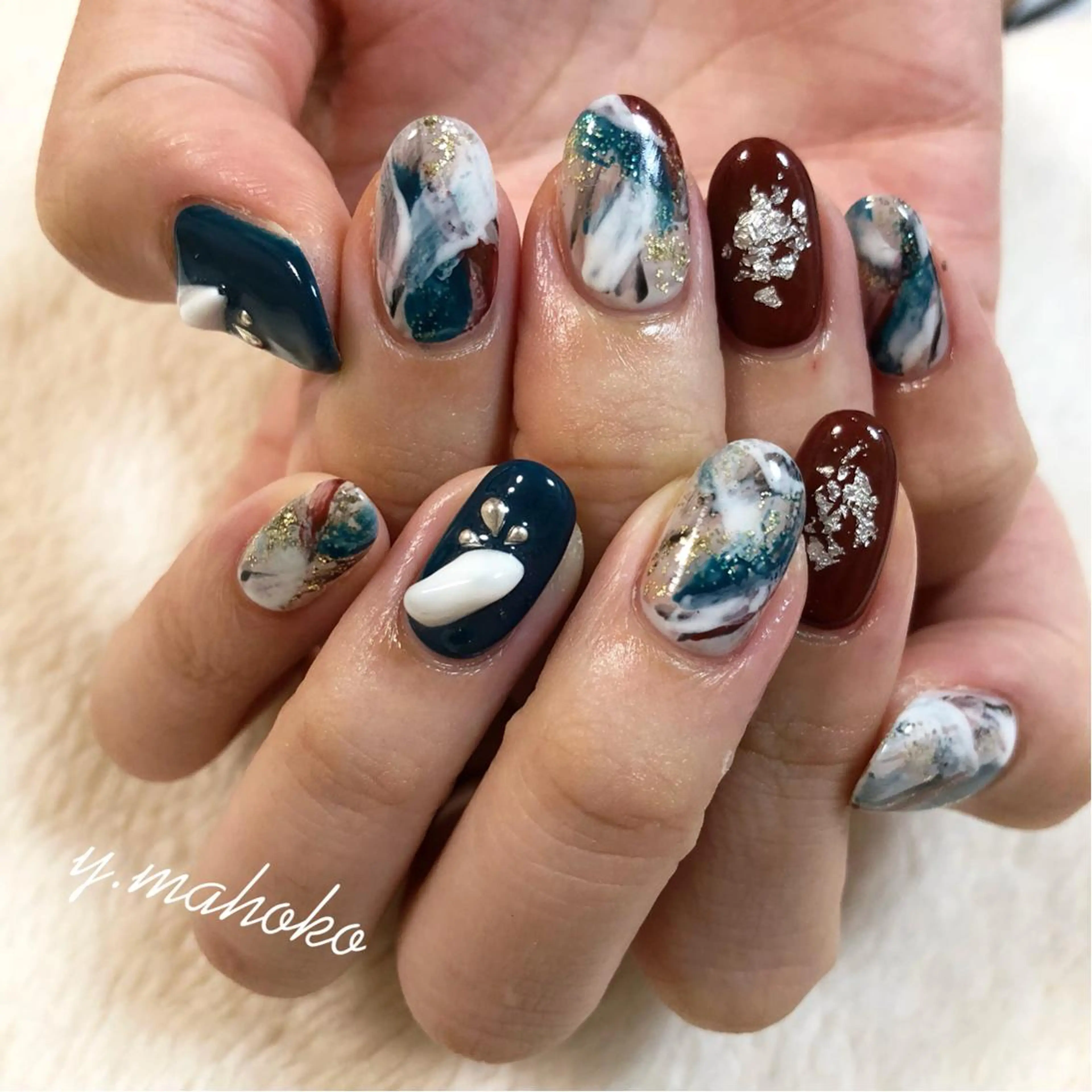 ネイル She nail studio 原宿所属・パラジェル有/ スカルプ/mahoのネイルデザイン