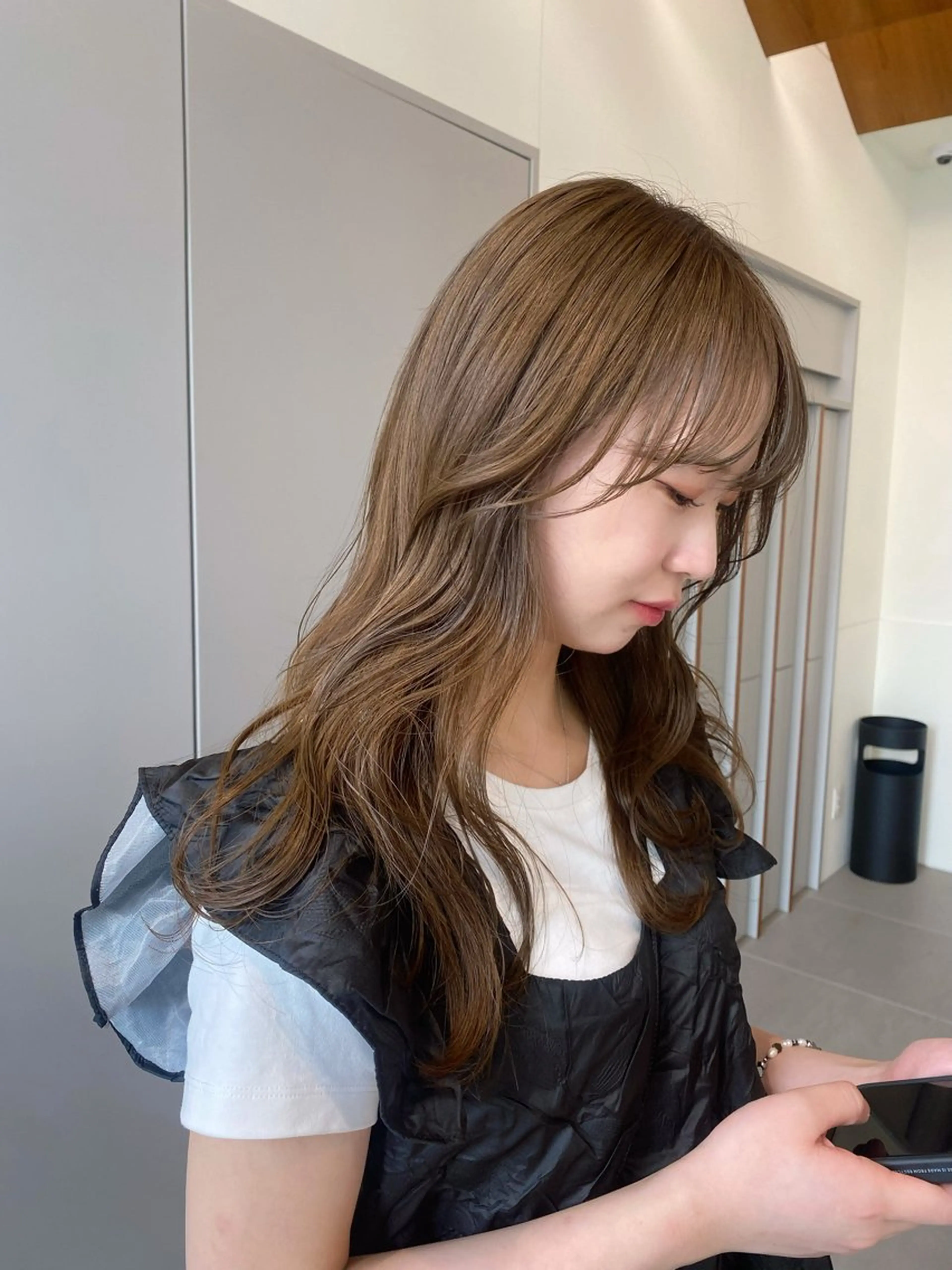 ロング 🎀透明感× 暖色カラーつな🎀のヘアスタイル