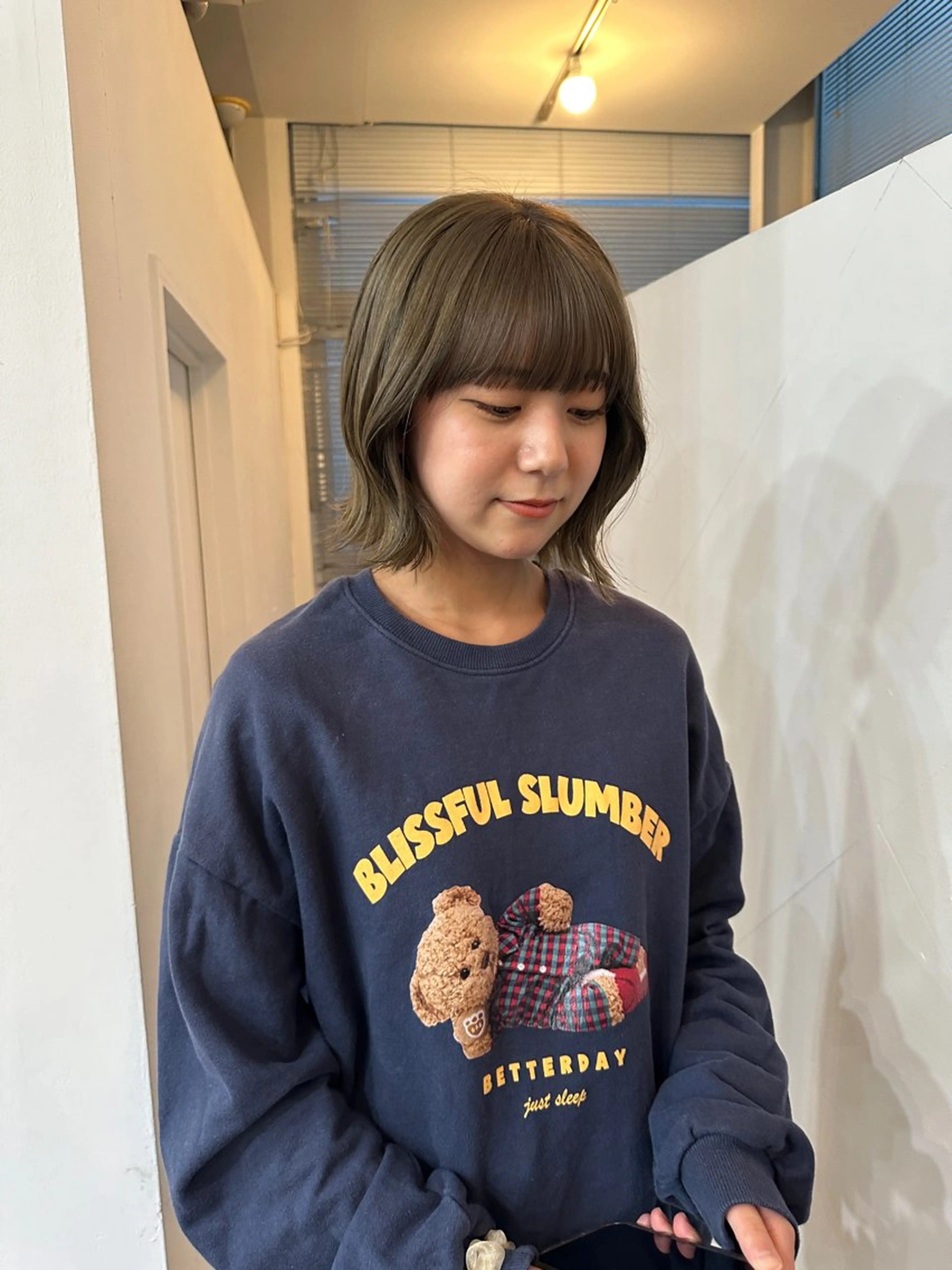 ミディアム 磯　亜由香🌼 ブリーチ/ボブカットのヘアスタイル