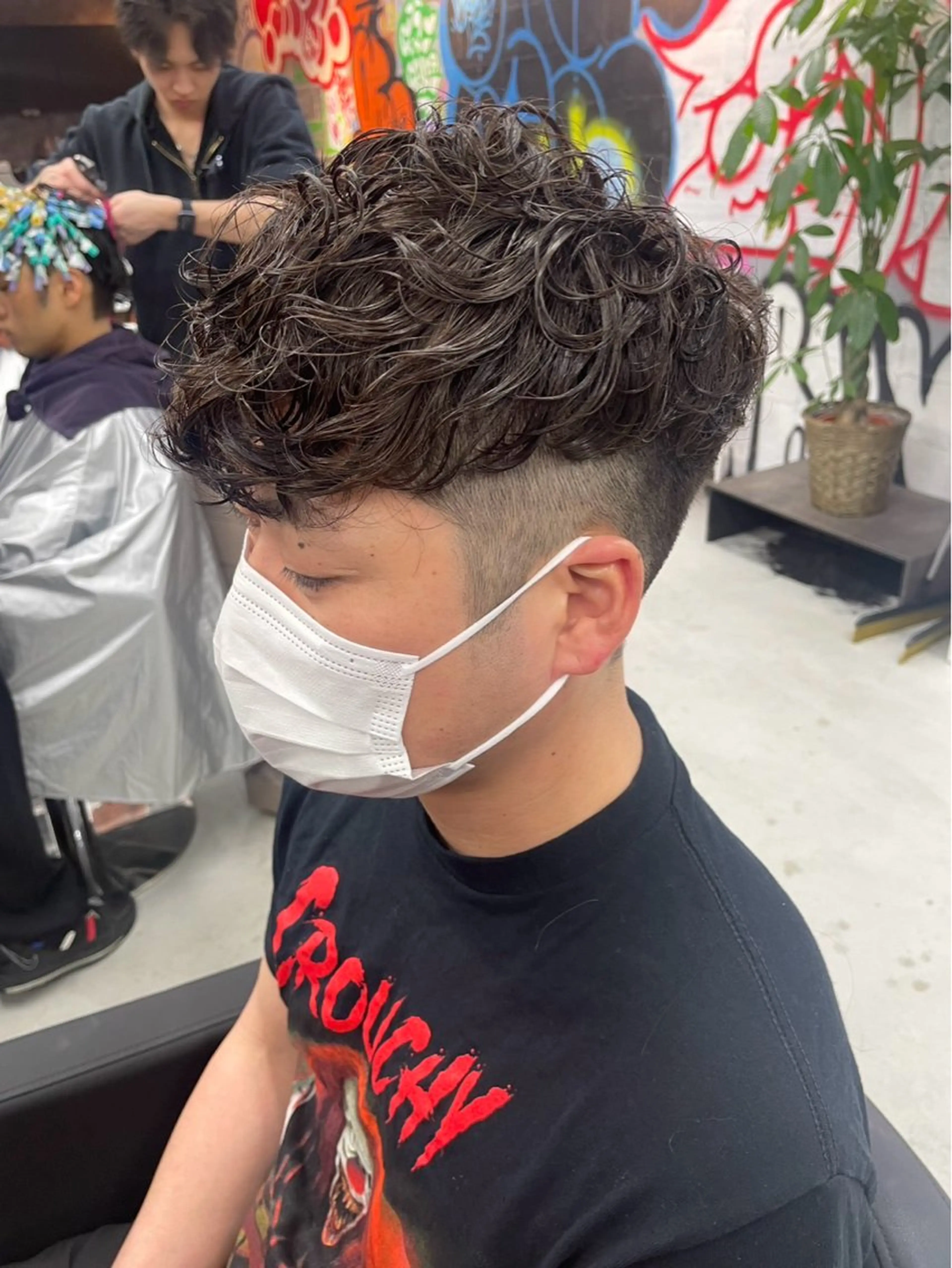 ショート パーマ 🌀メンズパーマ🌀 小林裕花のヘアスタイル