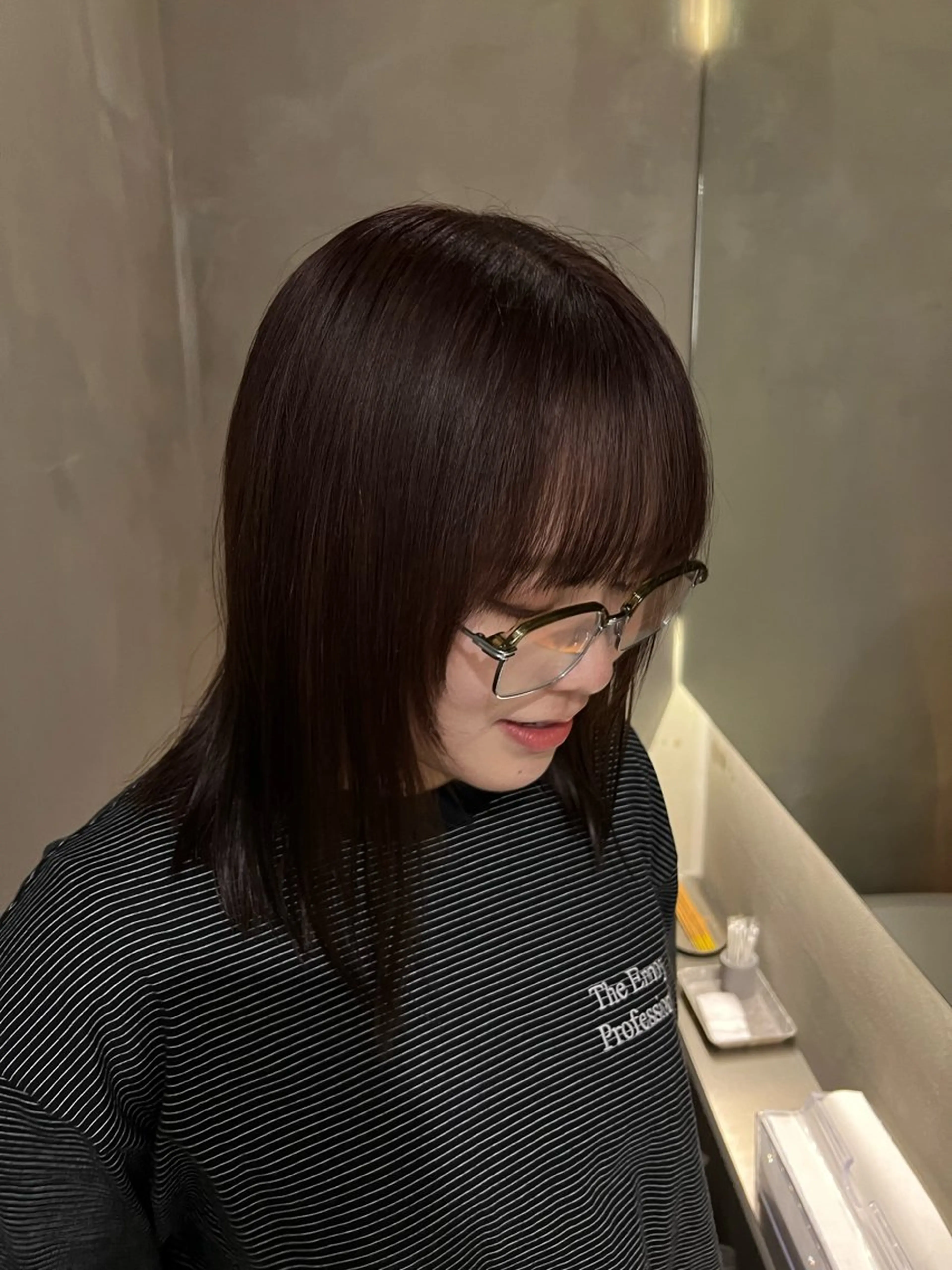 ミディアム カラー MISAKI🪐 💫のヘアスタイル