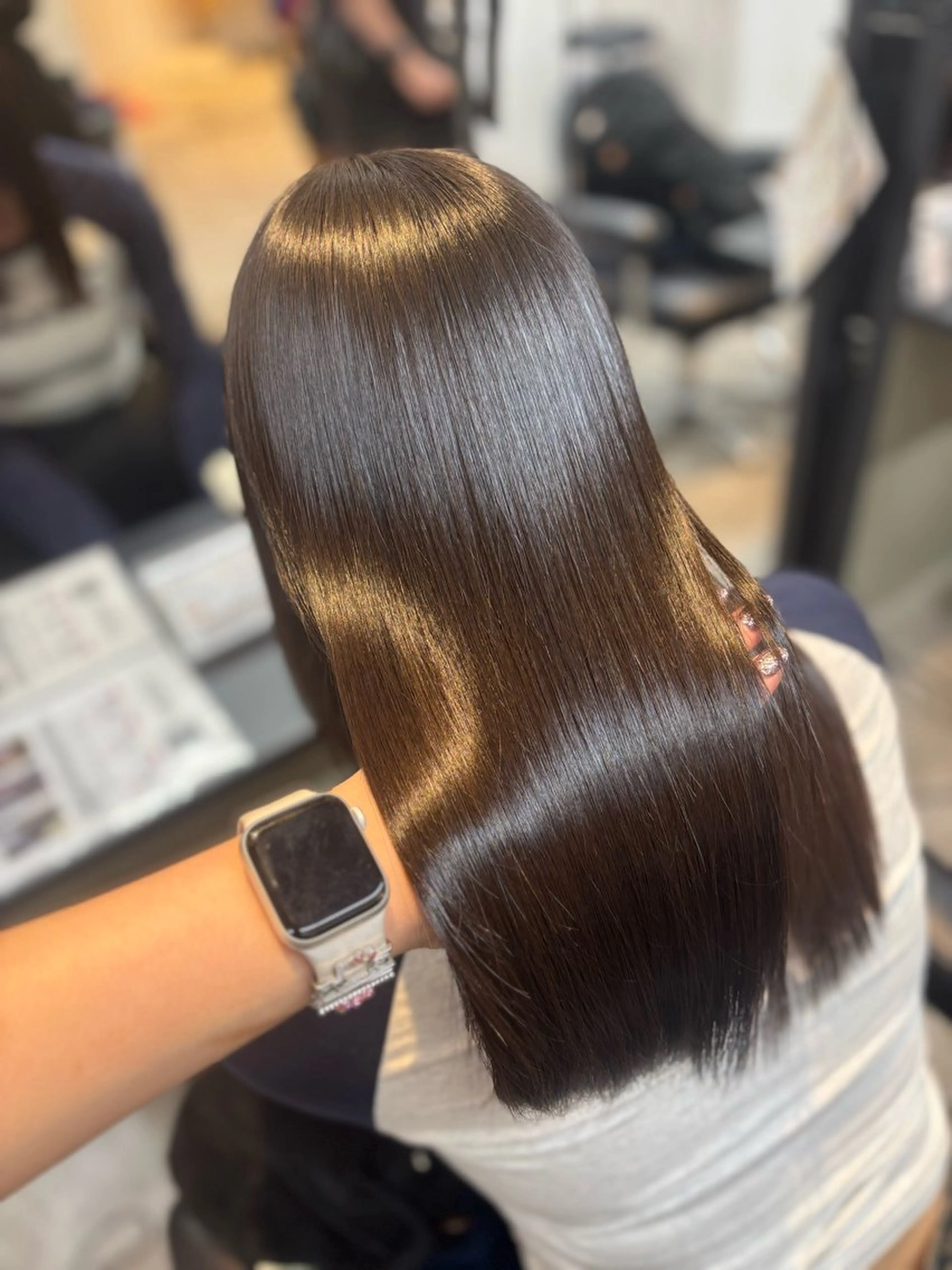 ロング 札幌クロスパーマ /🎀柴田ひな🎀のヘアスタイル