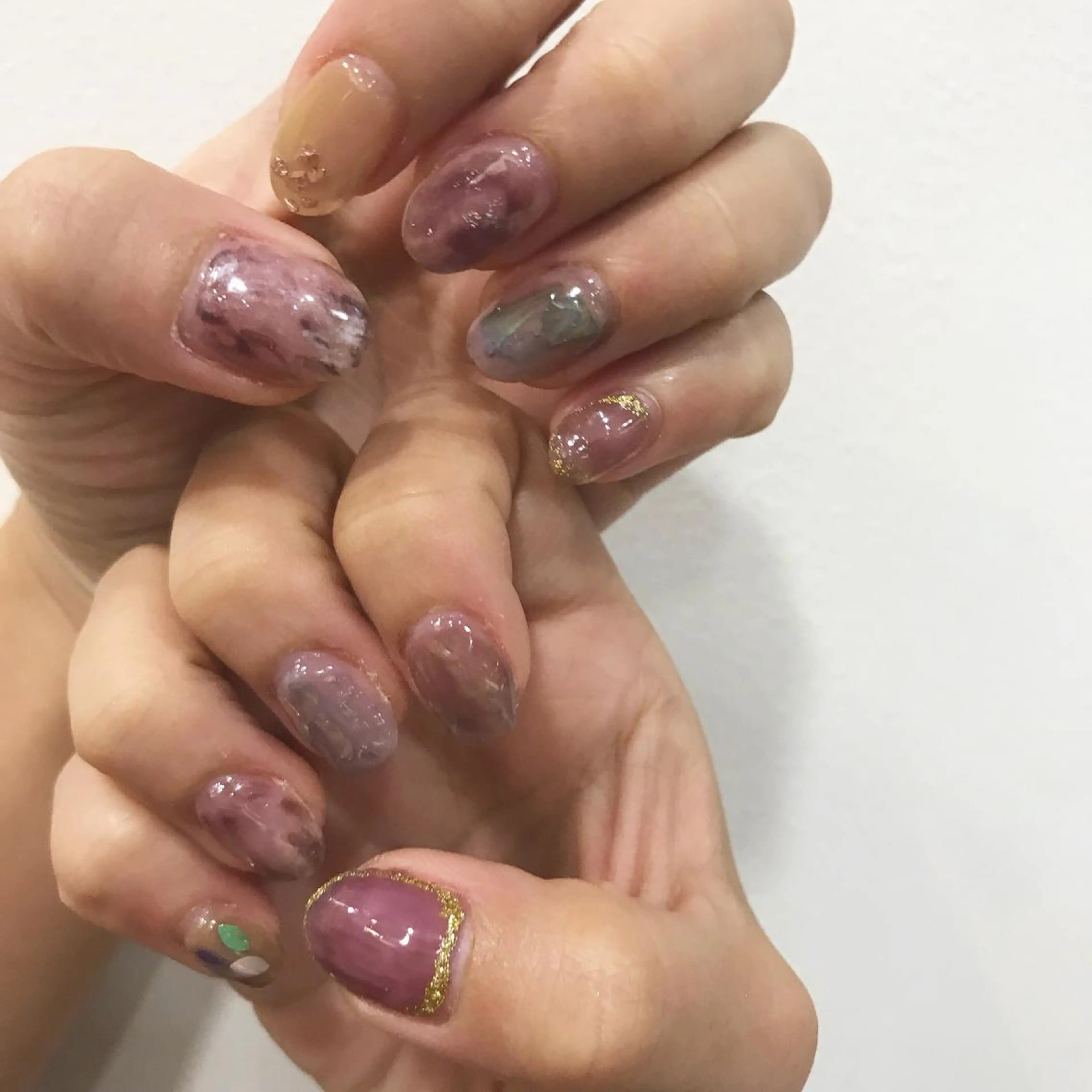 ネイル AMI ウルフパーマ/メンズのヘアスタイル