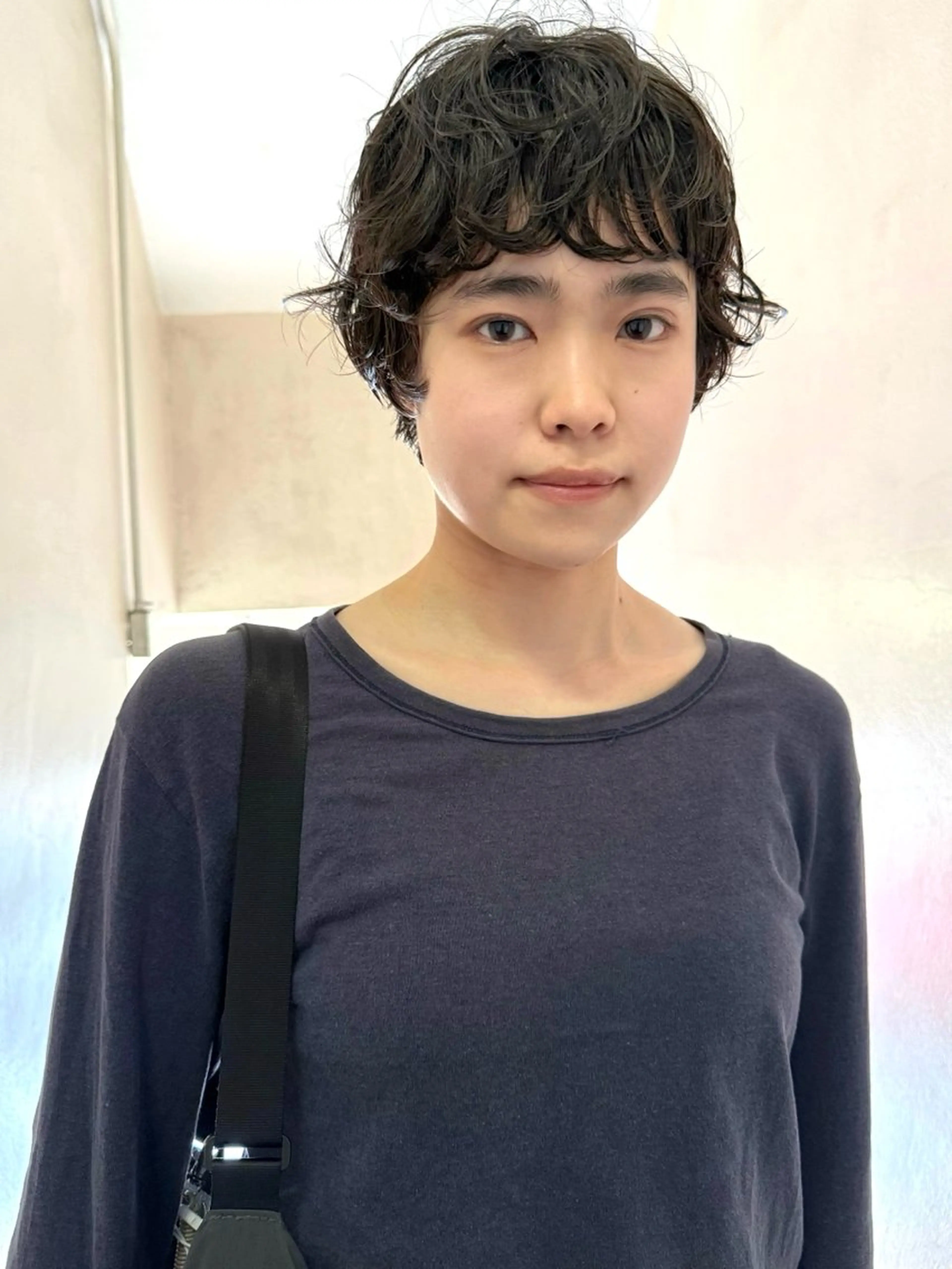 ショート パーマ くせ毛 ニュアンスパーマ カット パーマ トリートメント 下北沢 soiのヘアスタイル