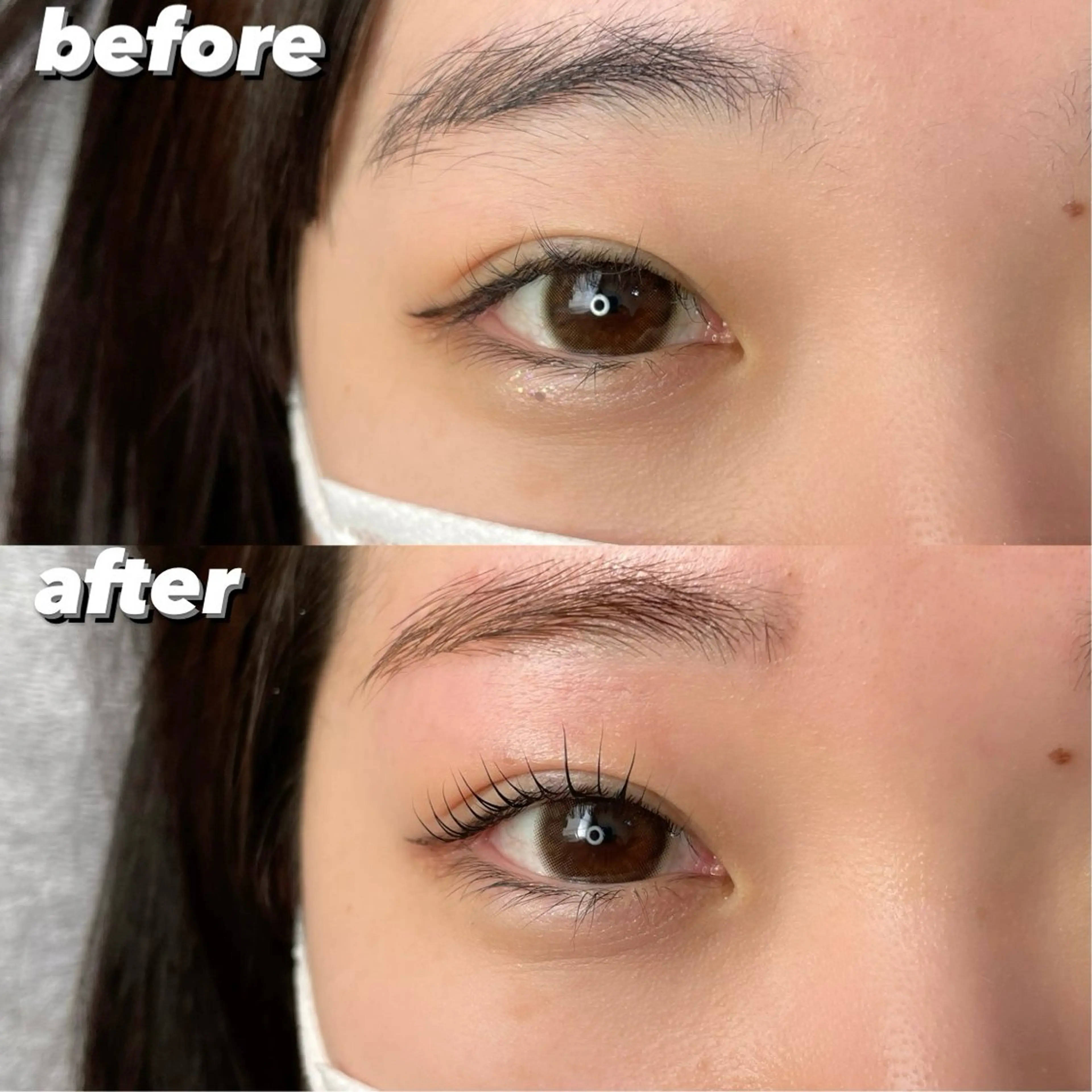 マツエク・マツパ まつげパーマ 一重×まつ毛パーマ マツパ Nico 山本 晃平の眉毛・アイブロウイメージ