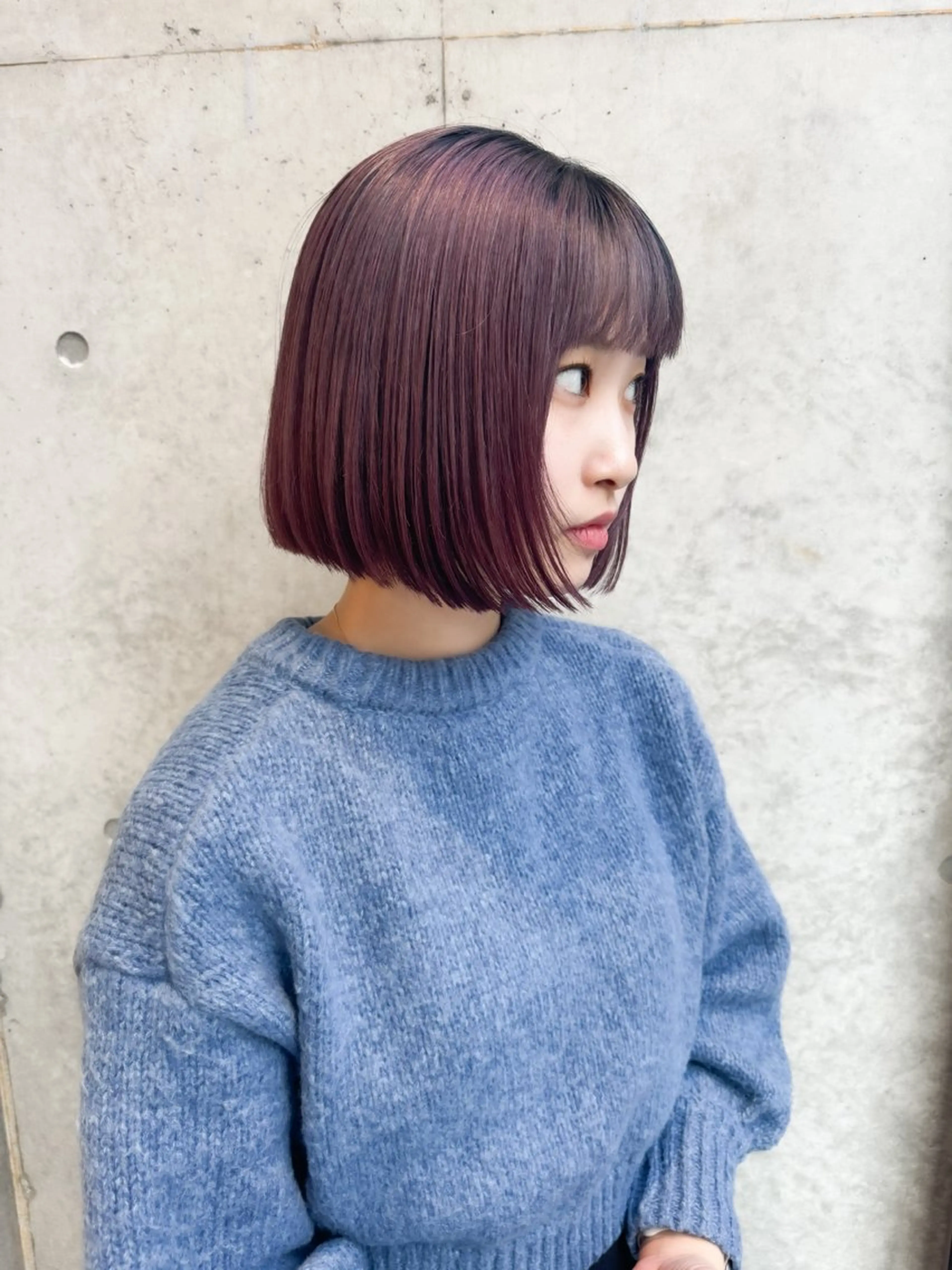 ショート カラー ヘアアレンジ ミニボブ/ブリーチ 🌈MISATOのヘアスタイル