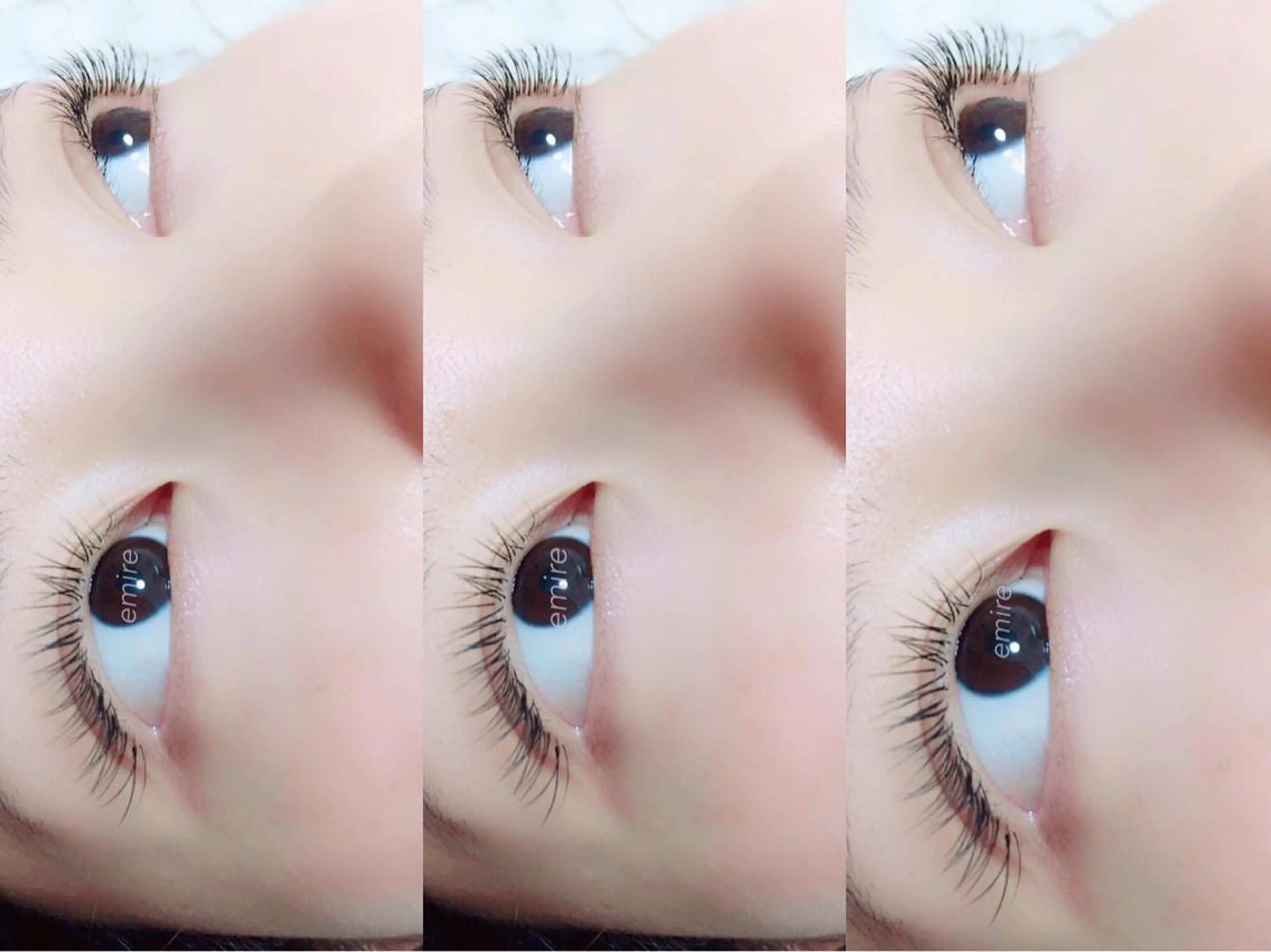 マツエク・マツパ フラットラッシュ emire ビューティーサロンのマツエク・マツパデザイン