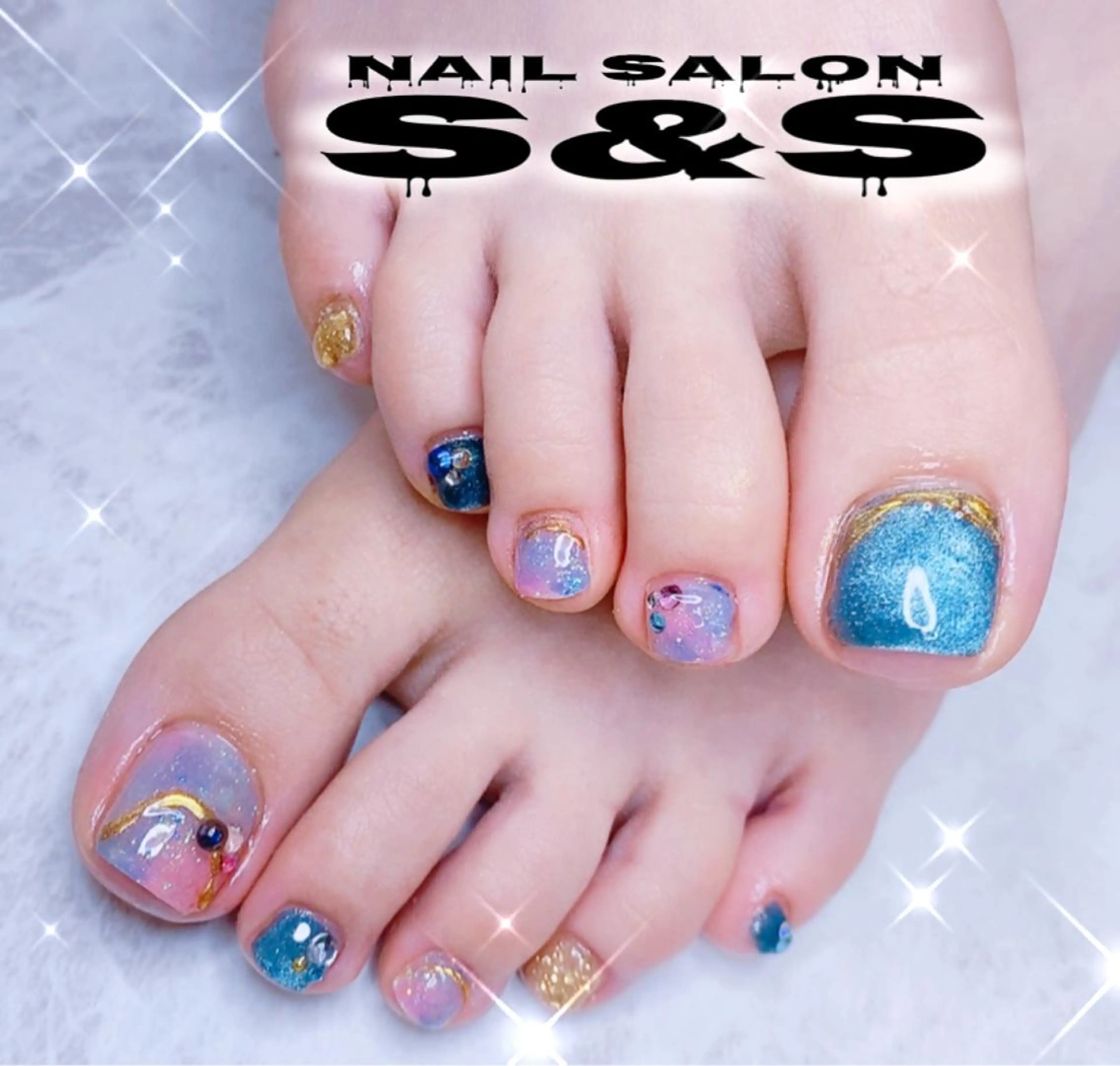 ネイル 長さ出し メンズネイル 持ち込み スカルプネイル S&S 村田小百合のネイルデザイン